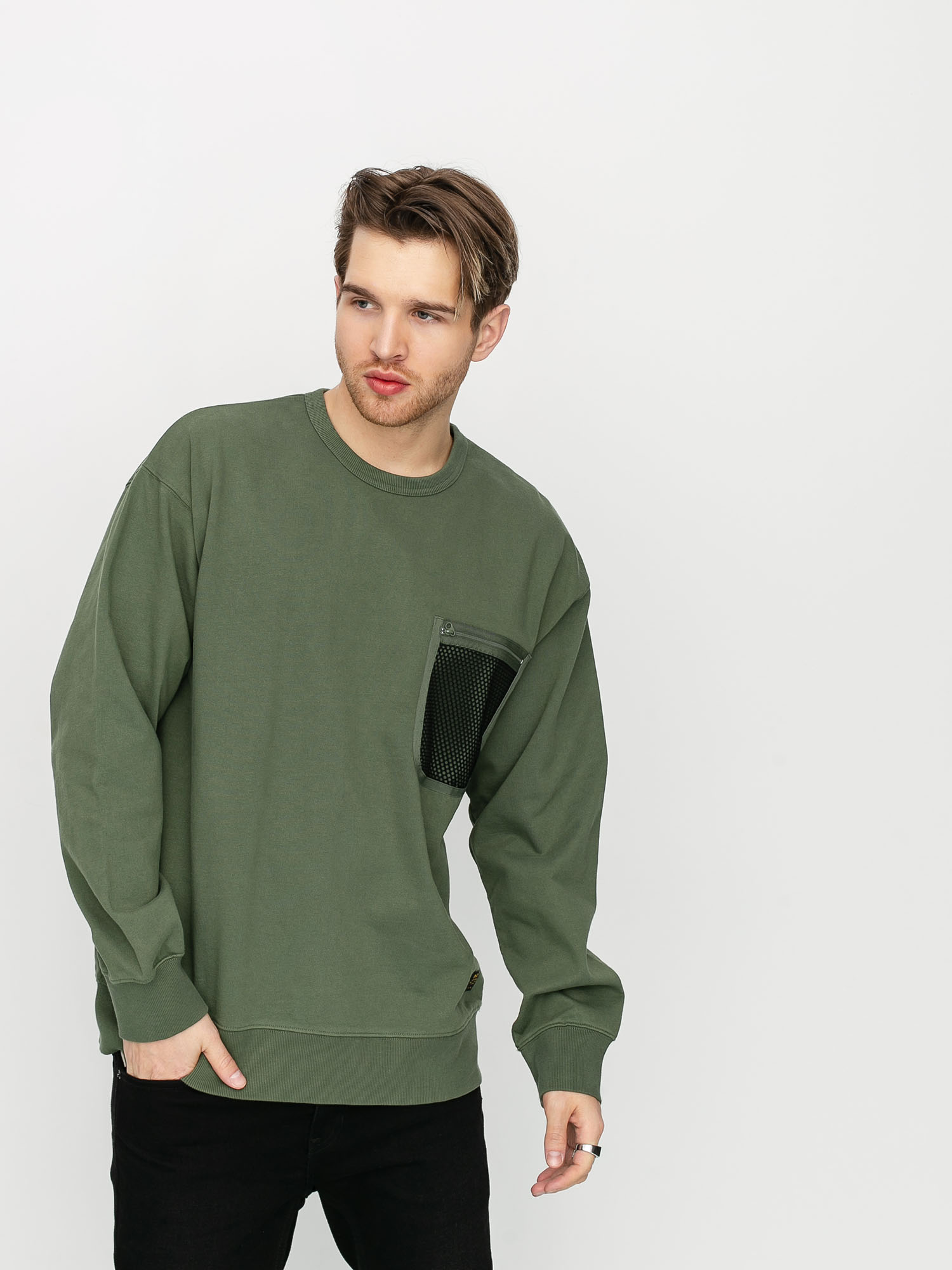 Bluza Carhartt WIP Military Mesh Pocket (dollar green)