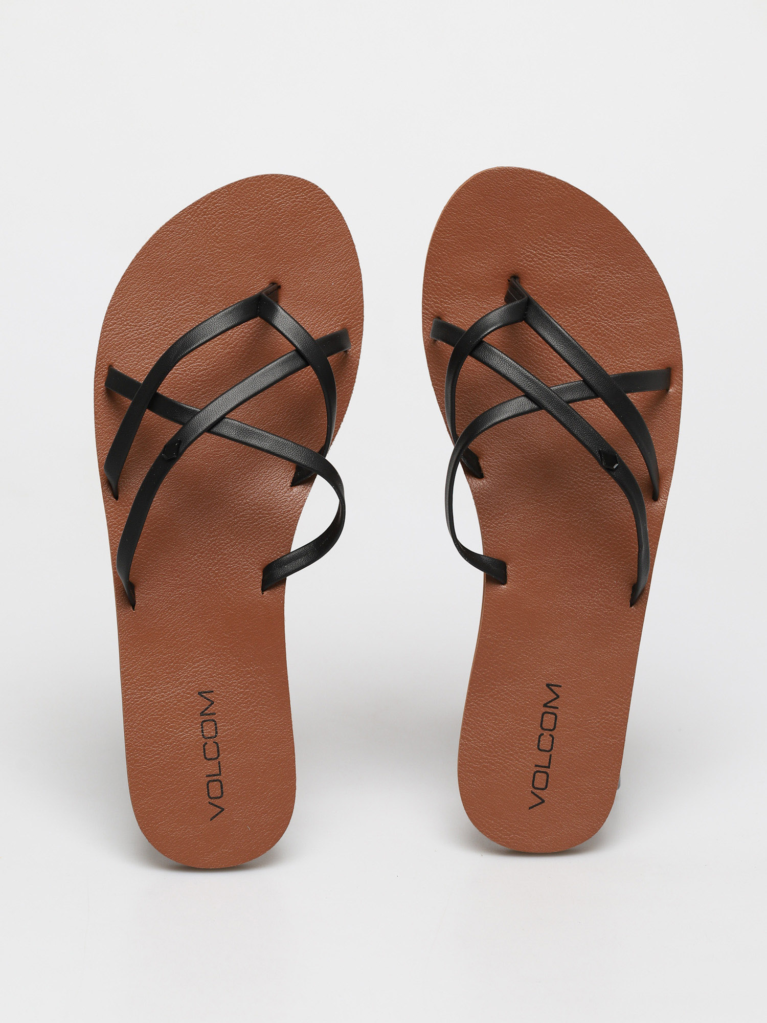 Klapki Volcom New School II Wmn (black)