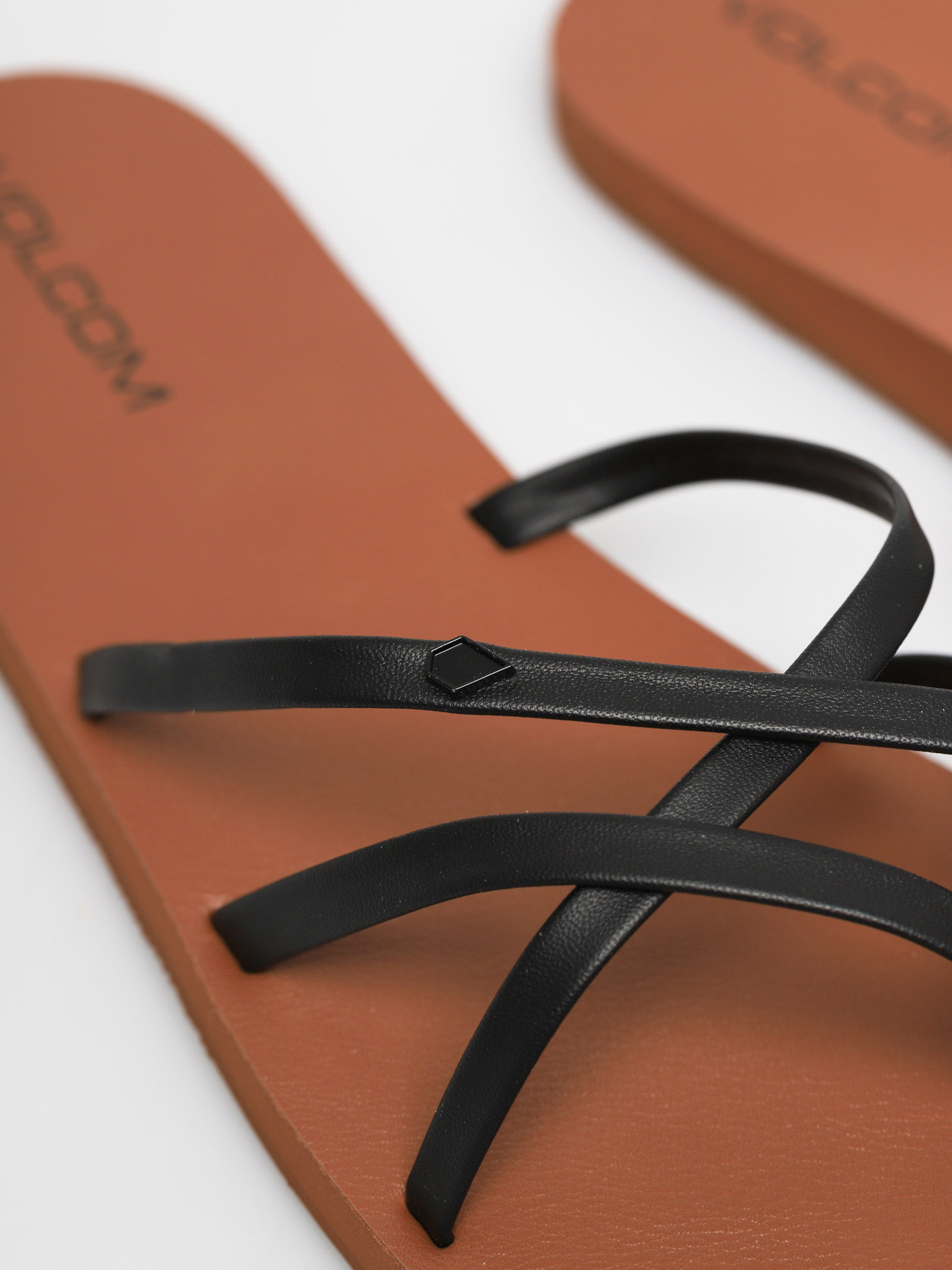 Klapki Volcom New School II Wmn (black)