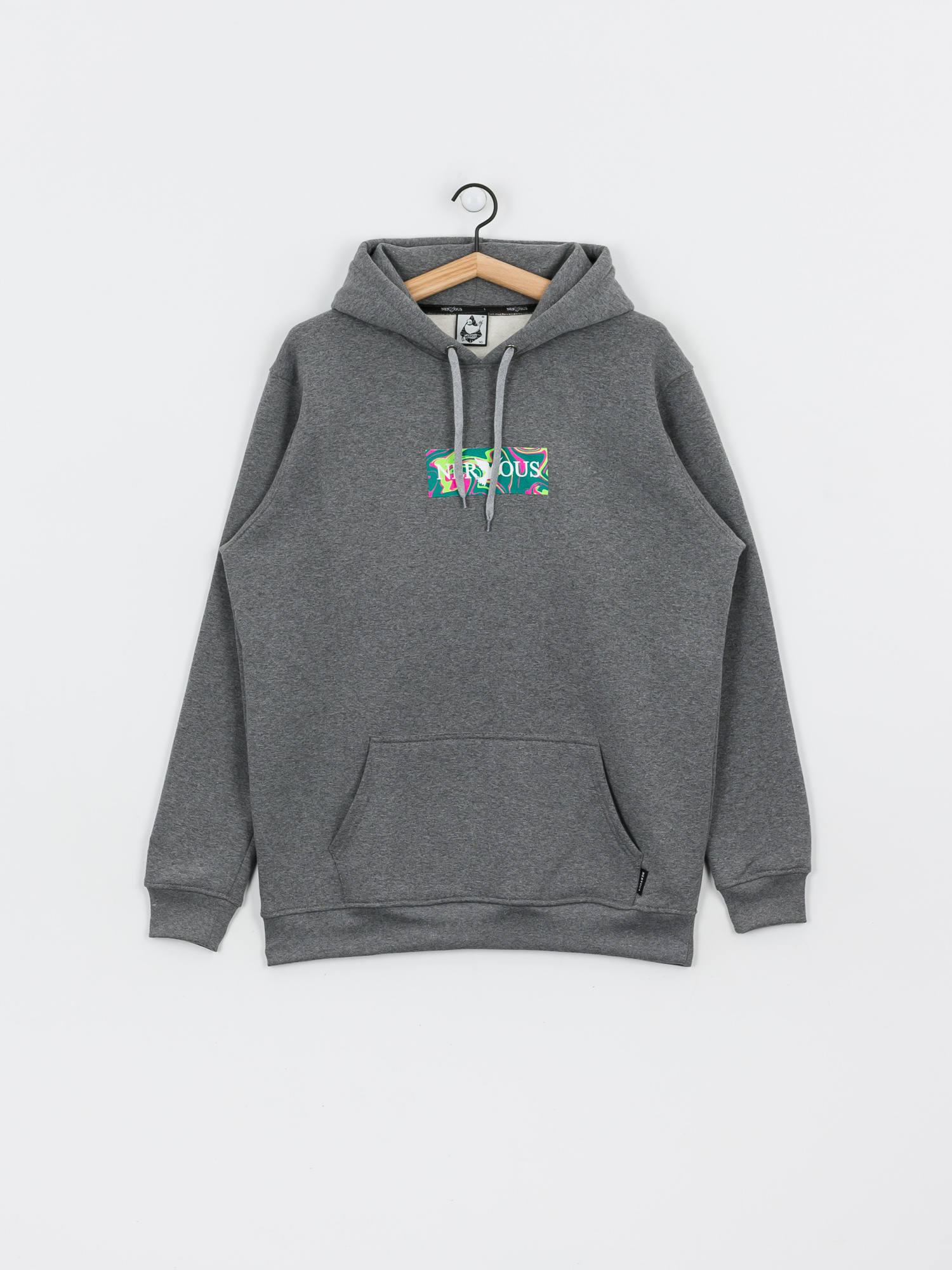 Bluza z kapturem Nervous Acid Box HD (grey)