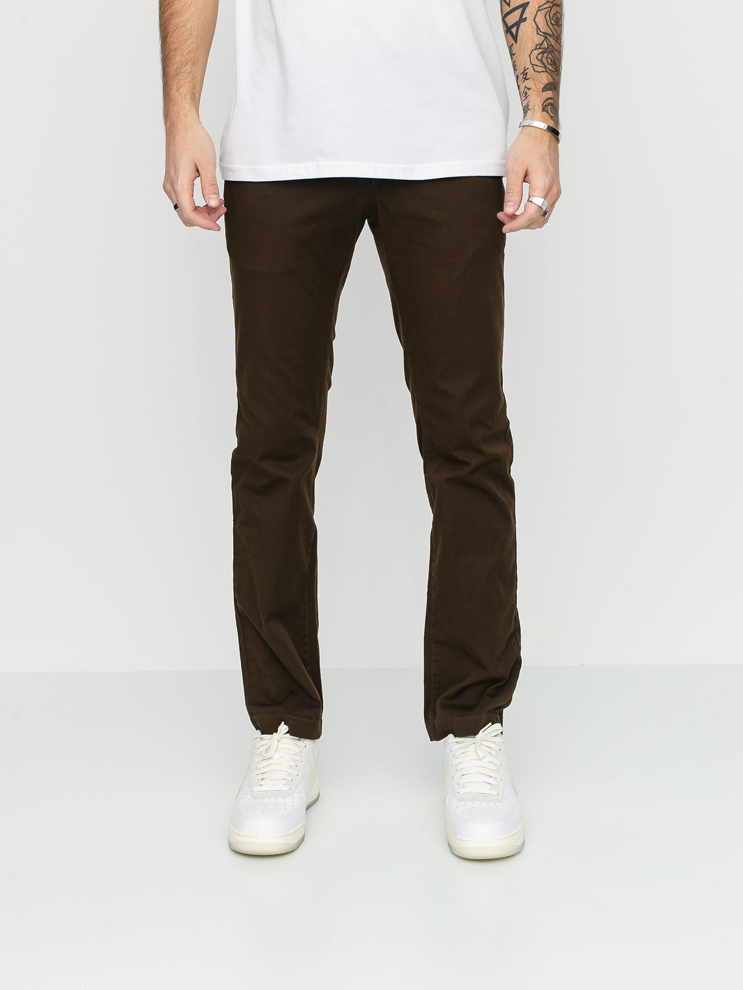 Spodnie Volcom Frickin Modern Stret (dark chocolate)