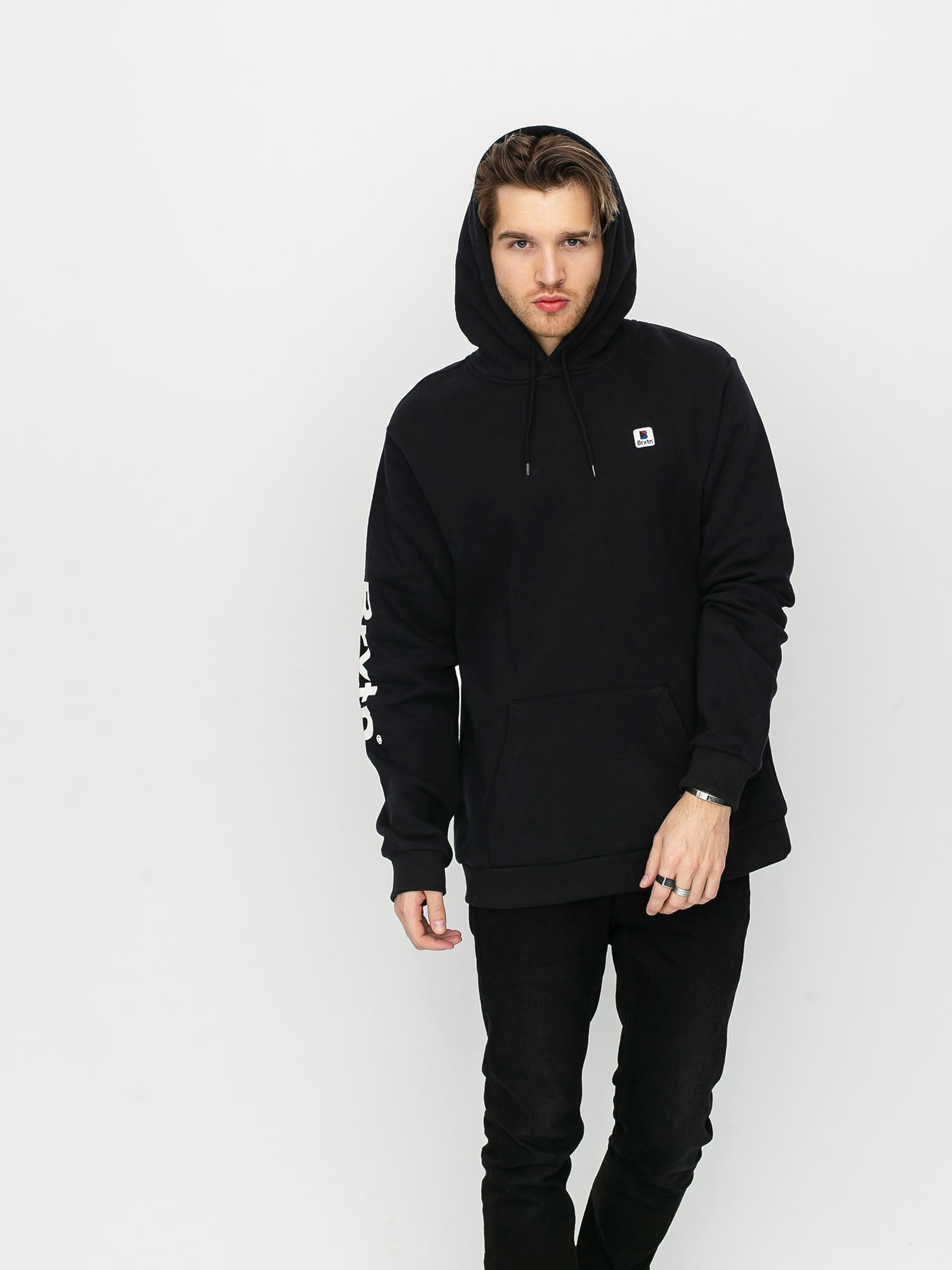 Bluza z kapturem Brixton Stowell VII Intl HD (black)