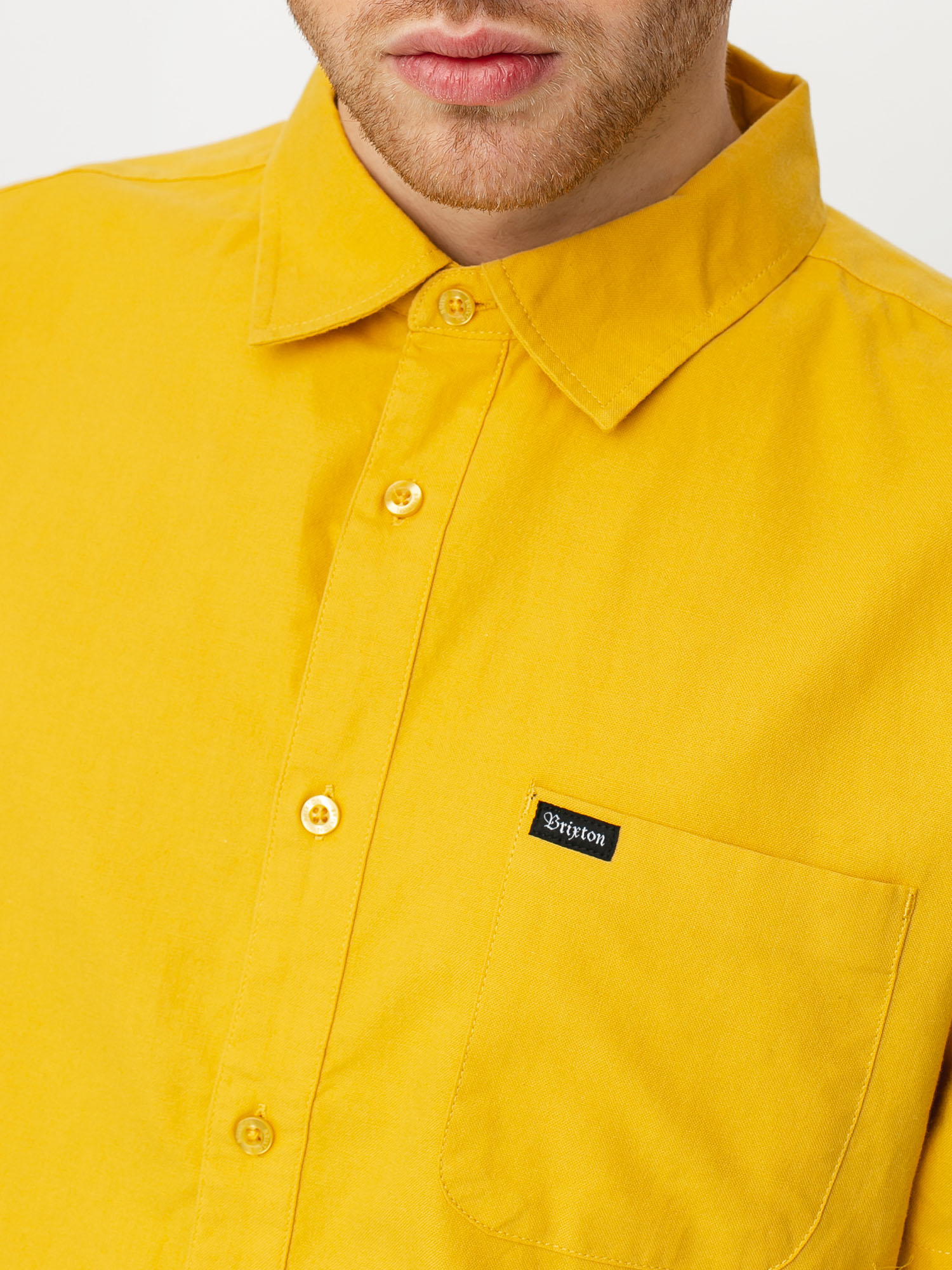 Koszula Brixton Charter Oxford Wvn (sunset yellow)