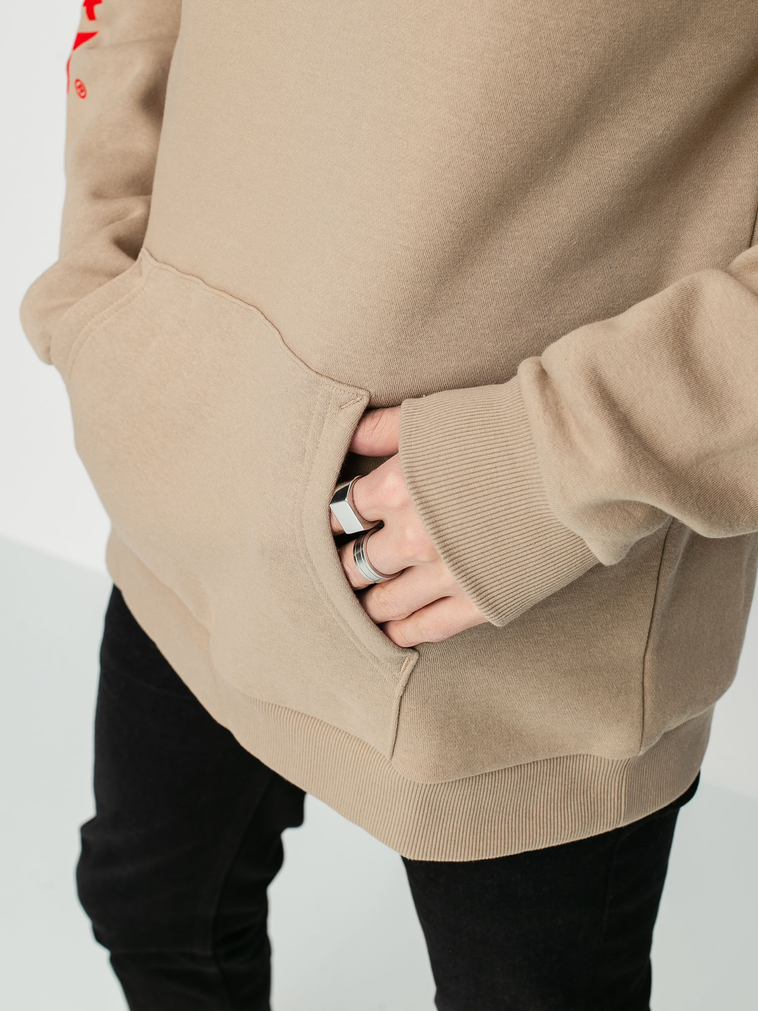 Bluza z kapturem Brixton Stowell VII Intl HD (light khaki)