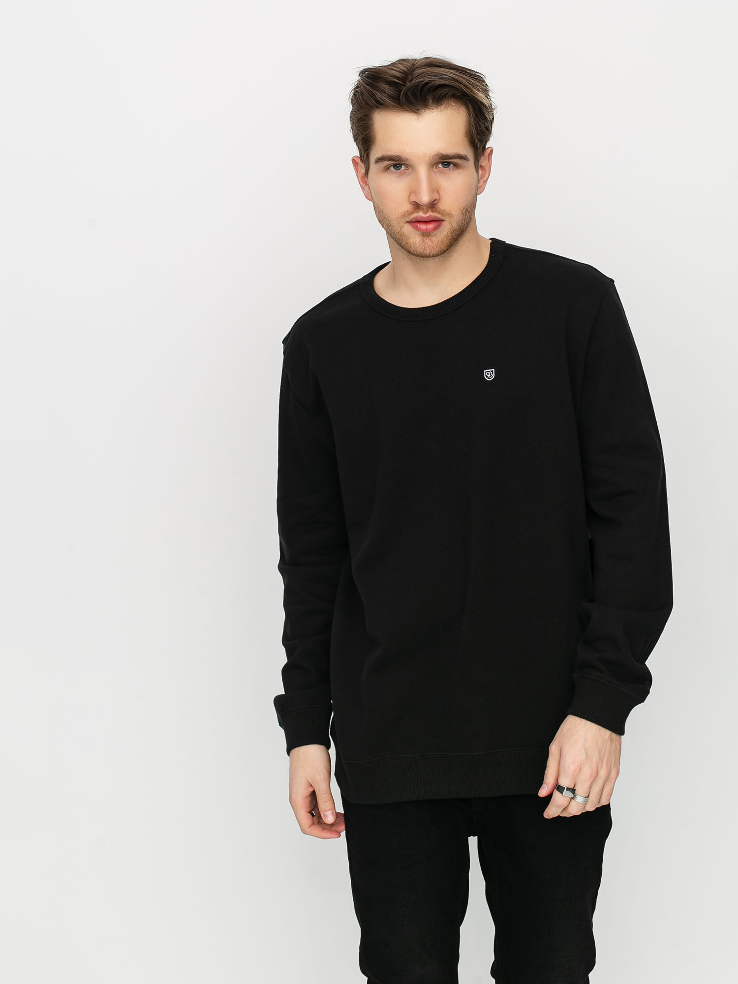 Bluza Brixton B Shield Ft Crew (black)