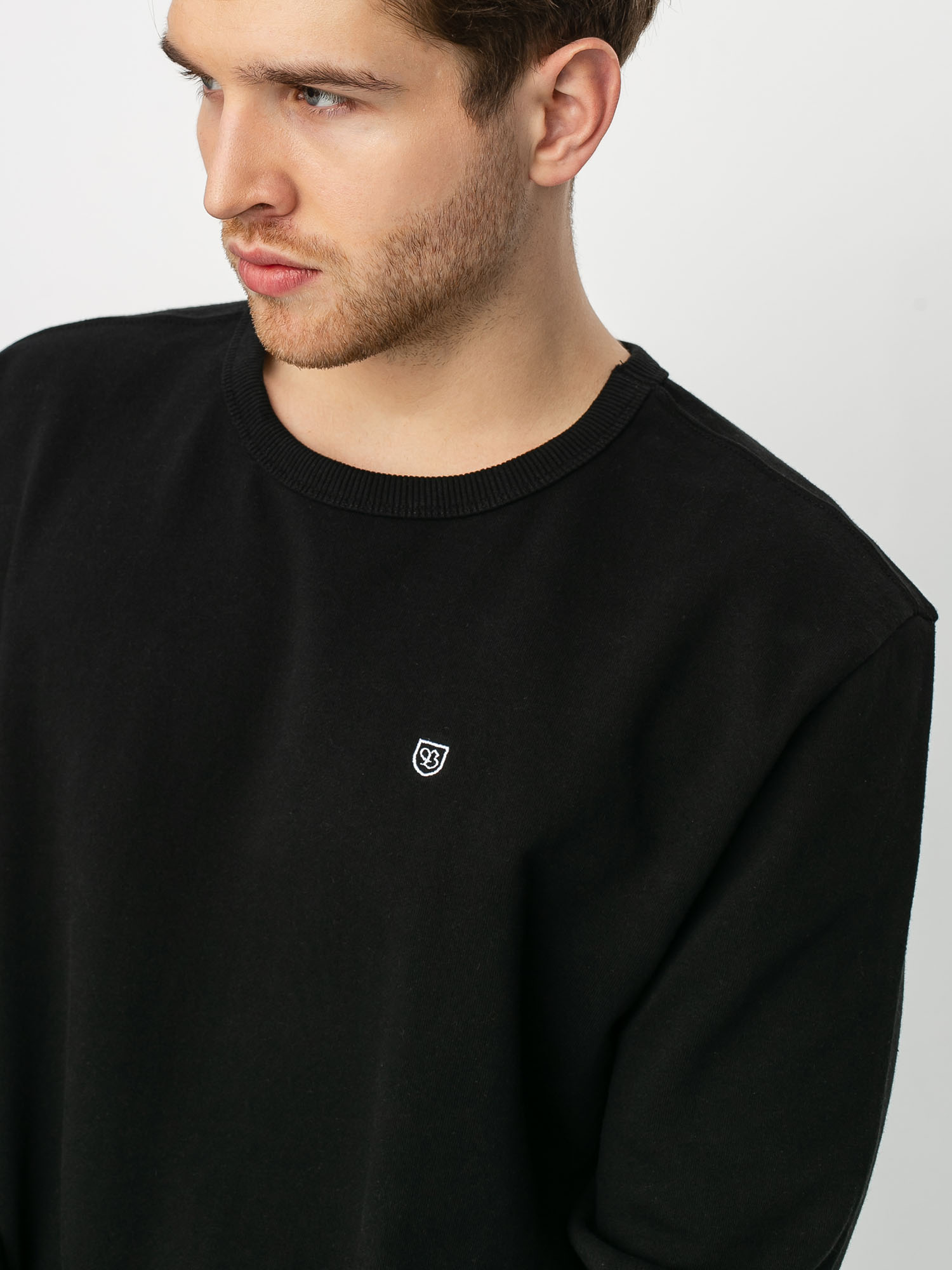 Bluza Brixton B Shield Ft Crew (black)