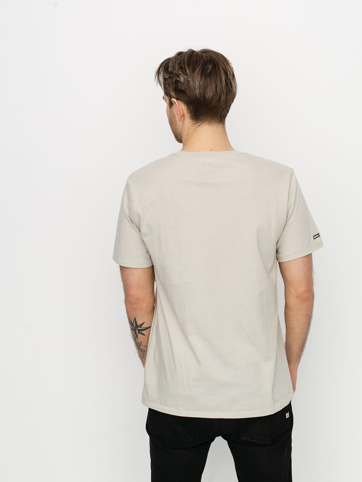 T-shirt Brixton Crowd Art (stone)