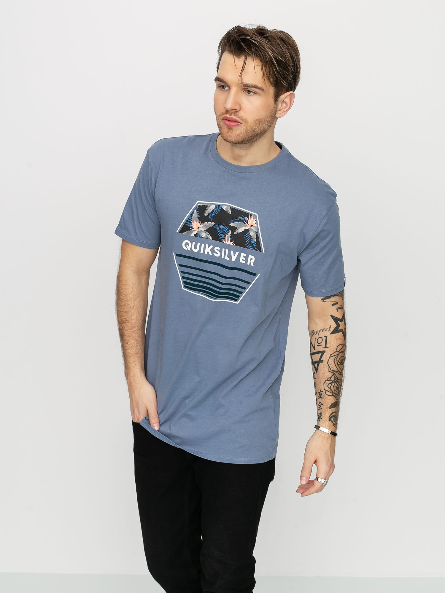 T-shirt Quiksilver Drift Away (stone wash)