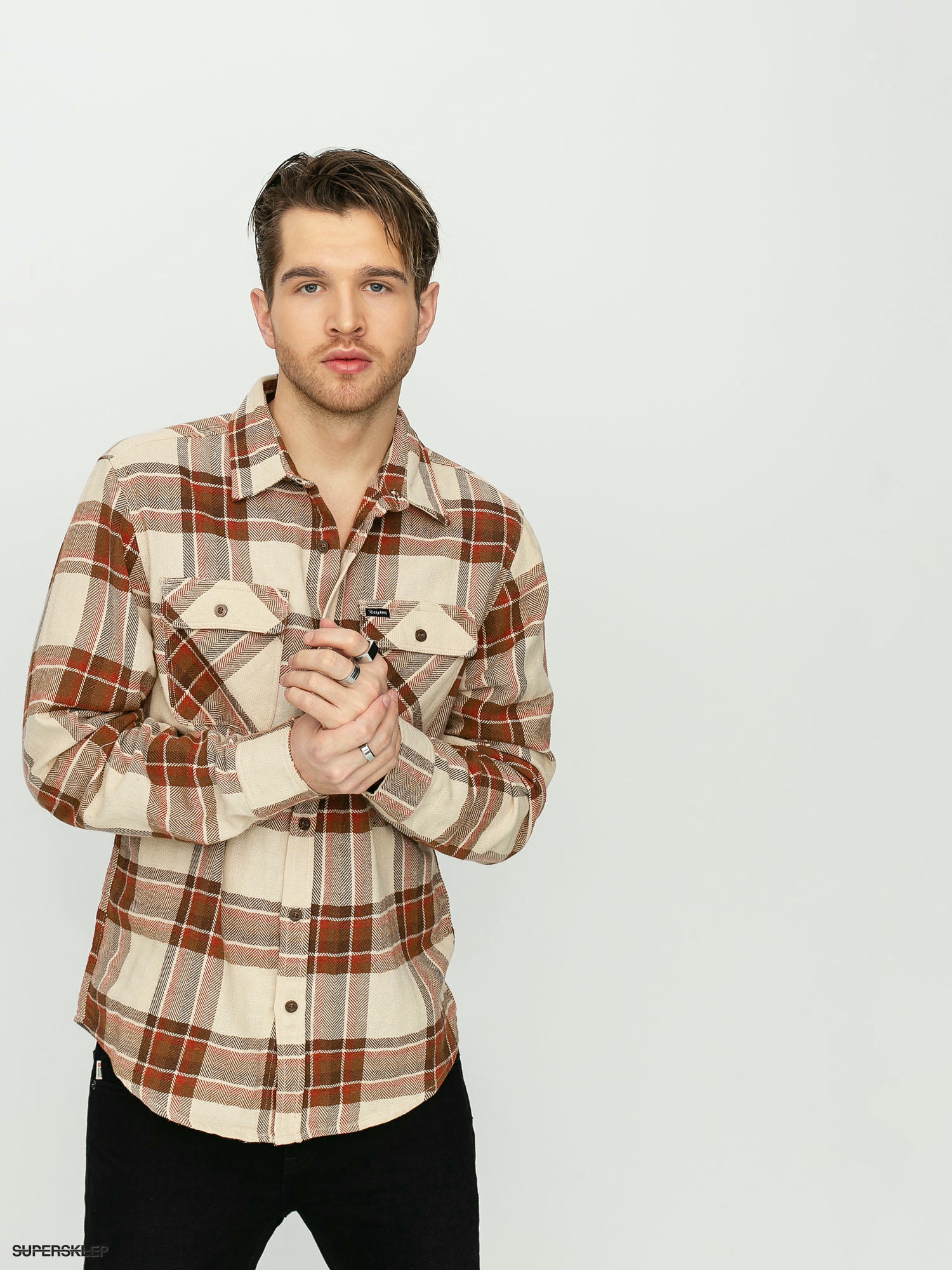 Brixton Bowery Arctic Stretch Fleece Shirt