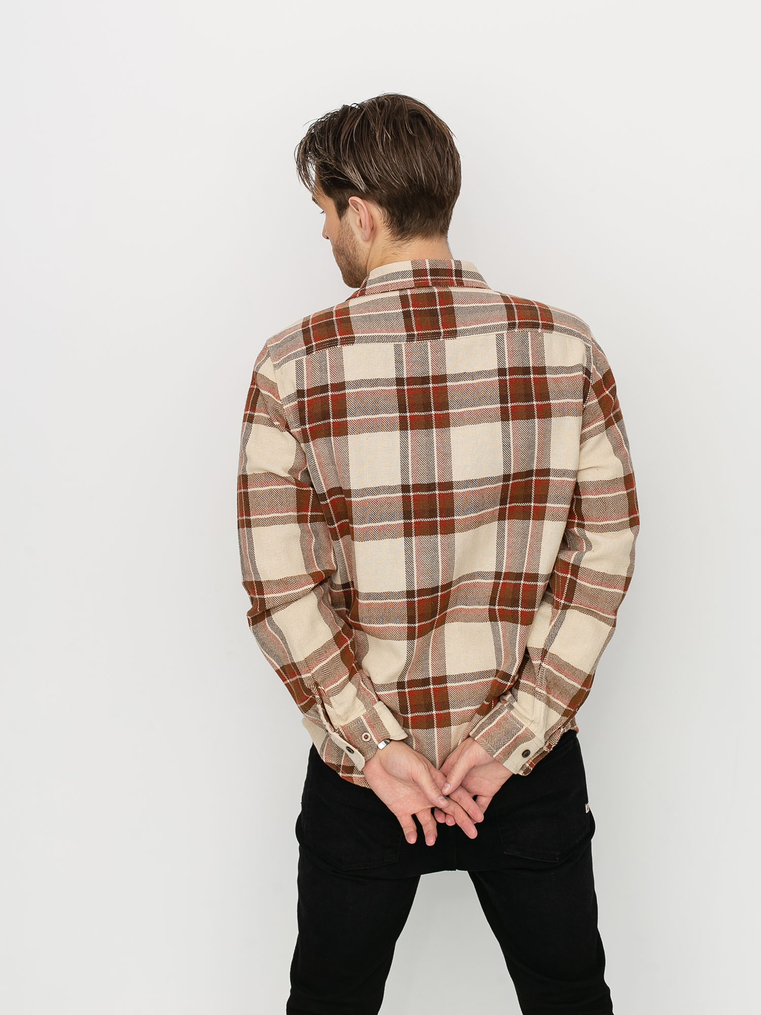 Koszula Brixton Bowery Flannel (dove)