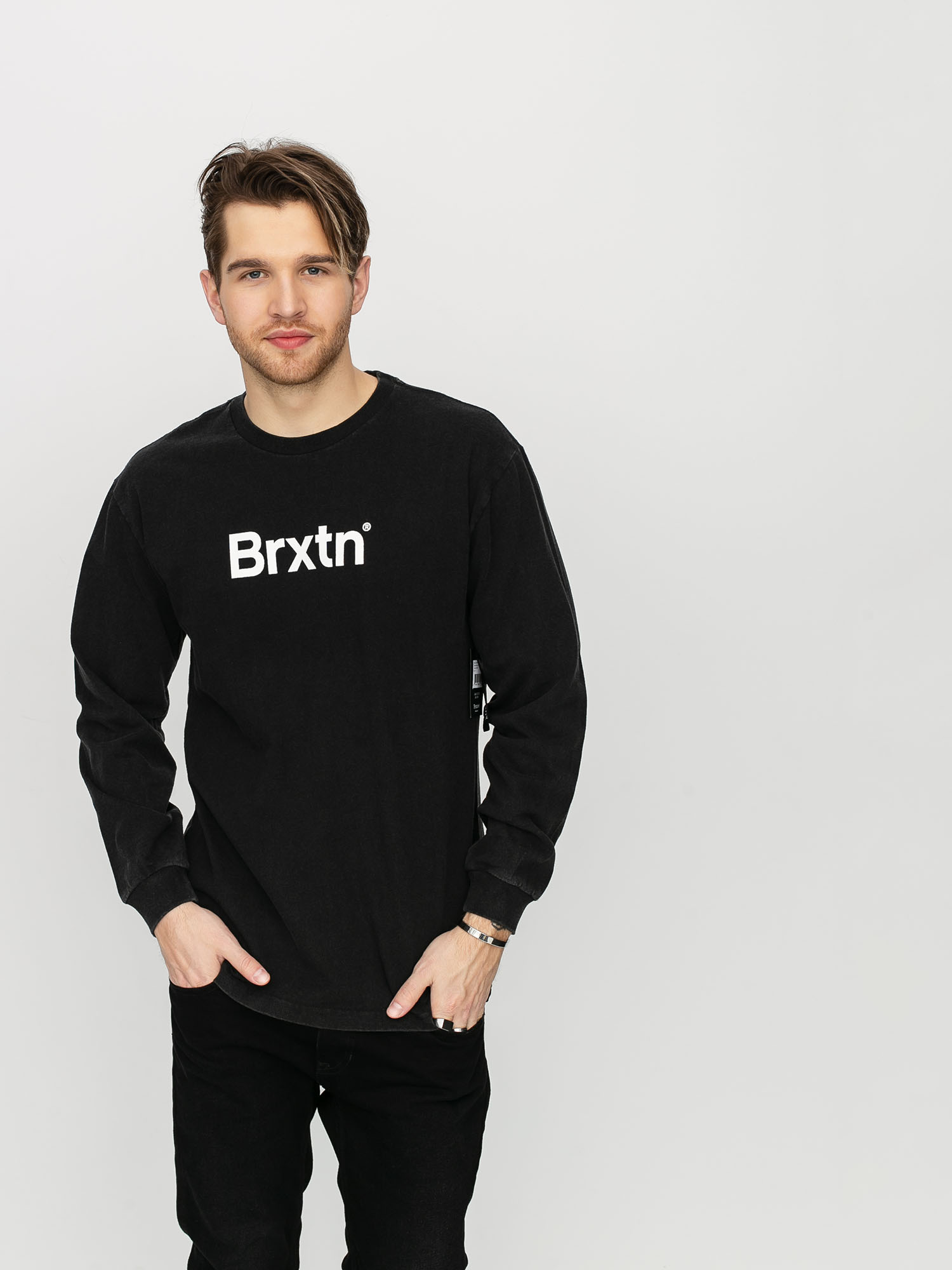 Longsleeve Brixton Crowd II (black)