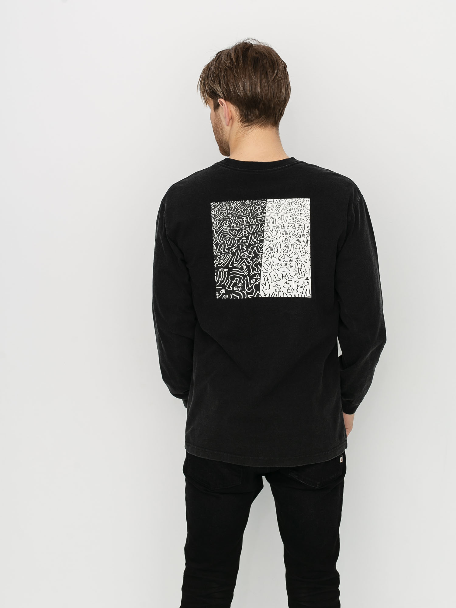 Longsleeve Brixton Crowd II (black)