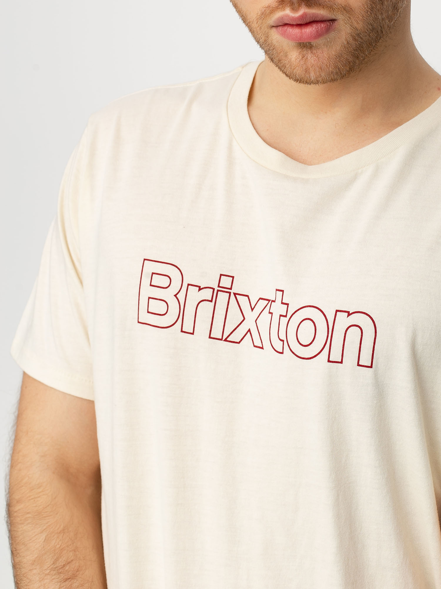 T-shirt Brixton Barrier Prt (dove)