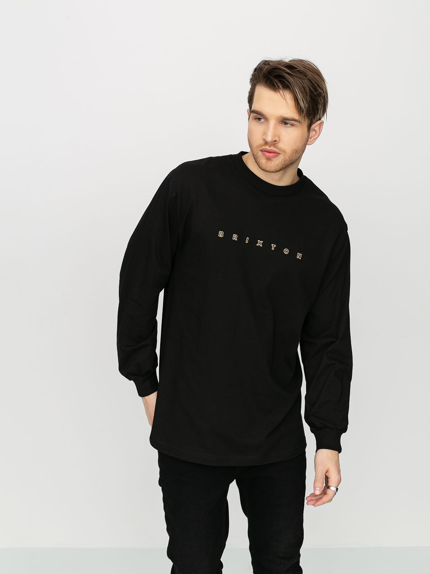 Longsleeve Brixton Cantor Stt (washed black)