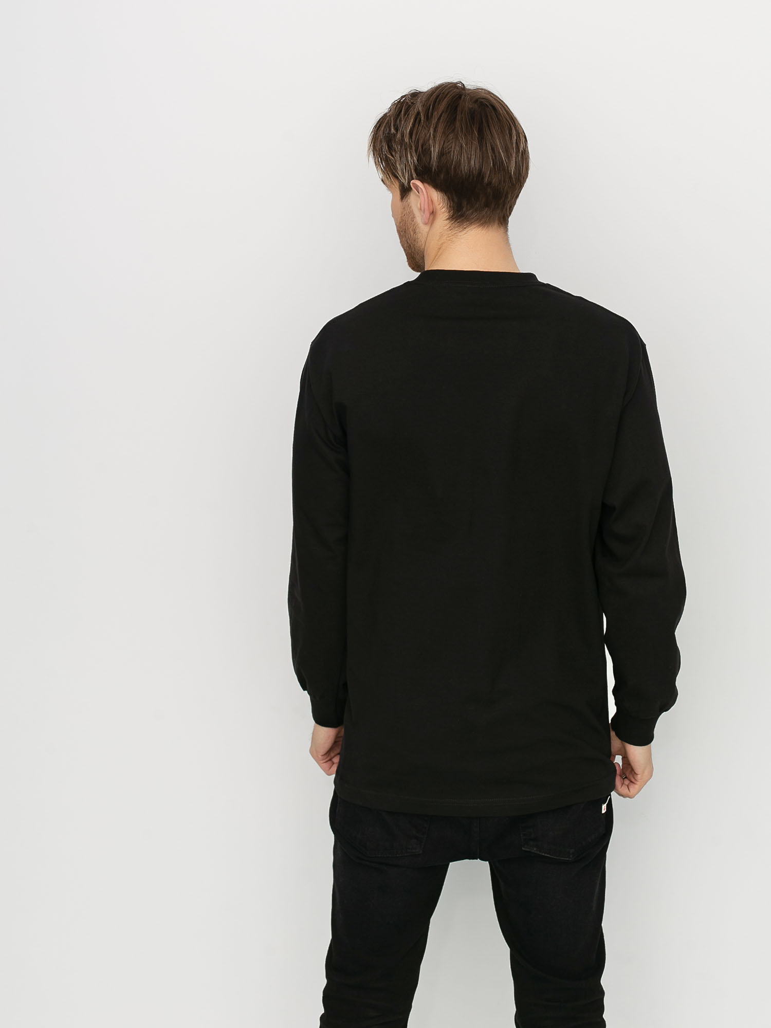 Longsleeve Brixton Cantor Stt (washed black)