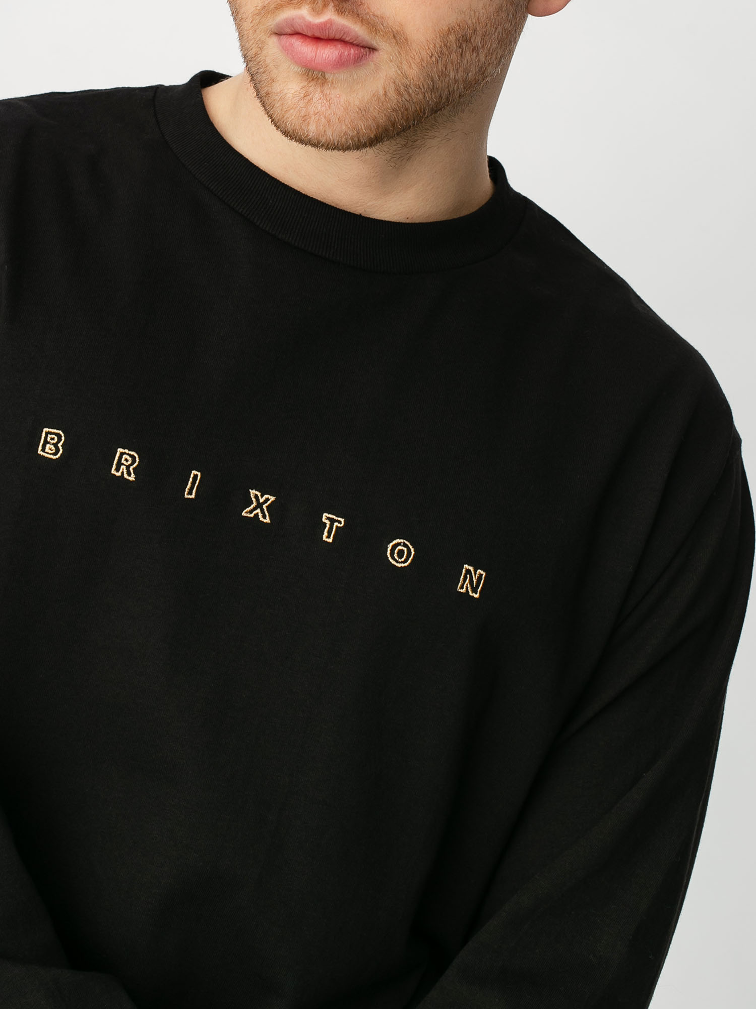 Longsleeve Brixton Cantor Stt (washed black)