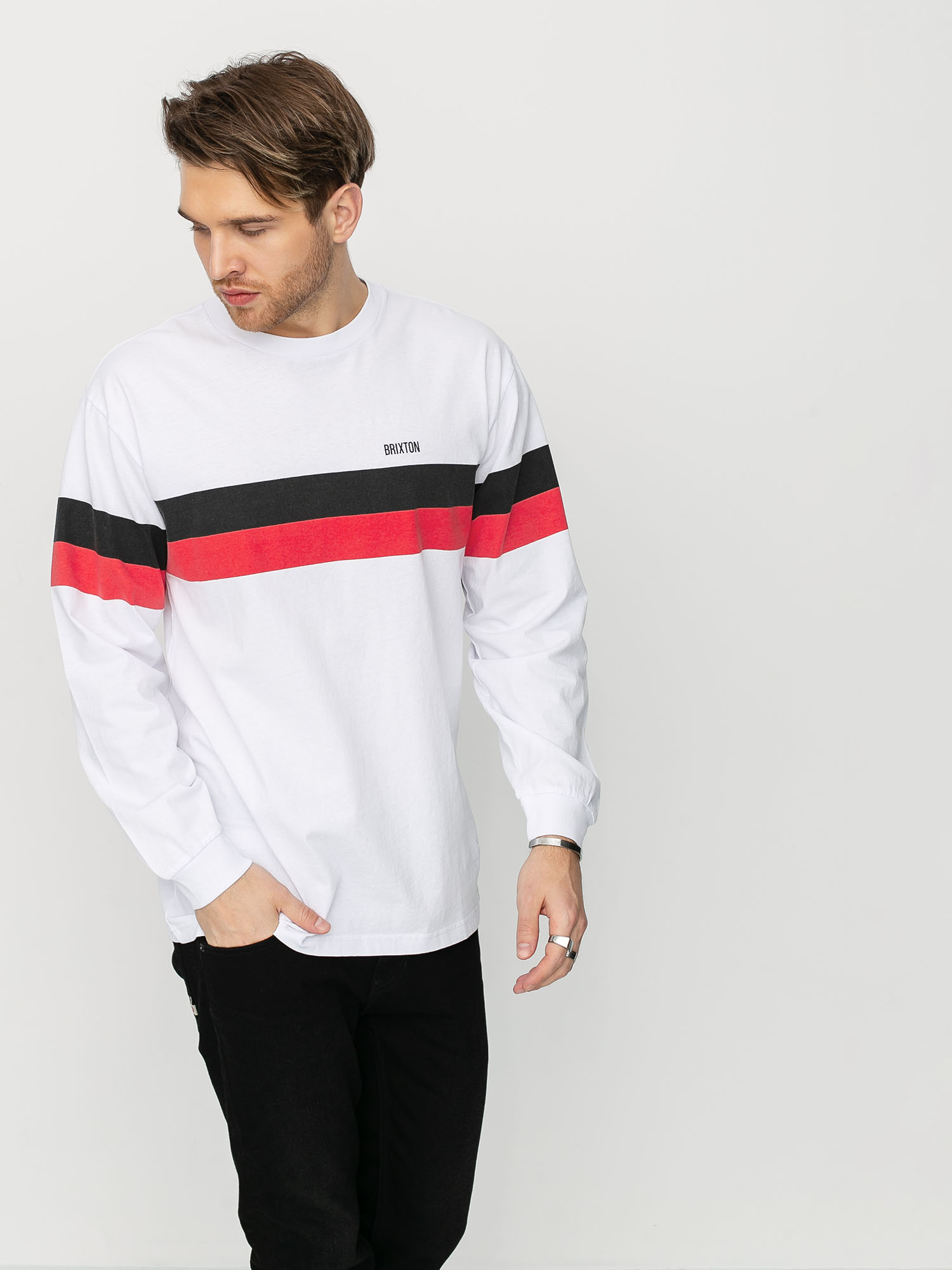 Longsleeve Brixton Brockton Stt (white)