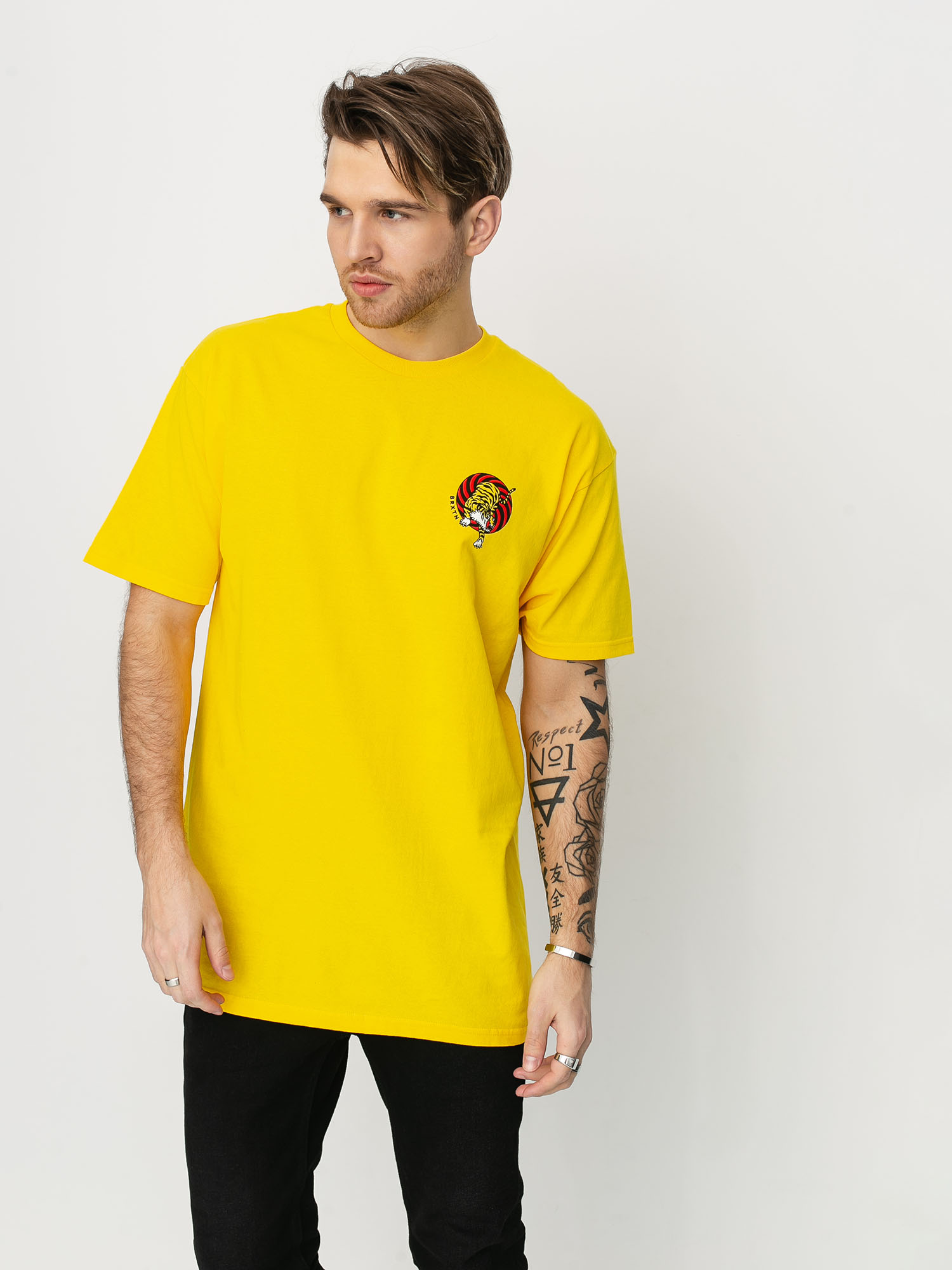 T-shirt Brixton Bandit Stt (yellow)
