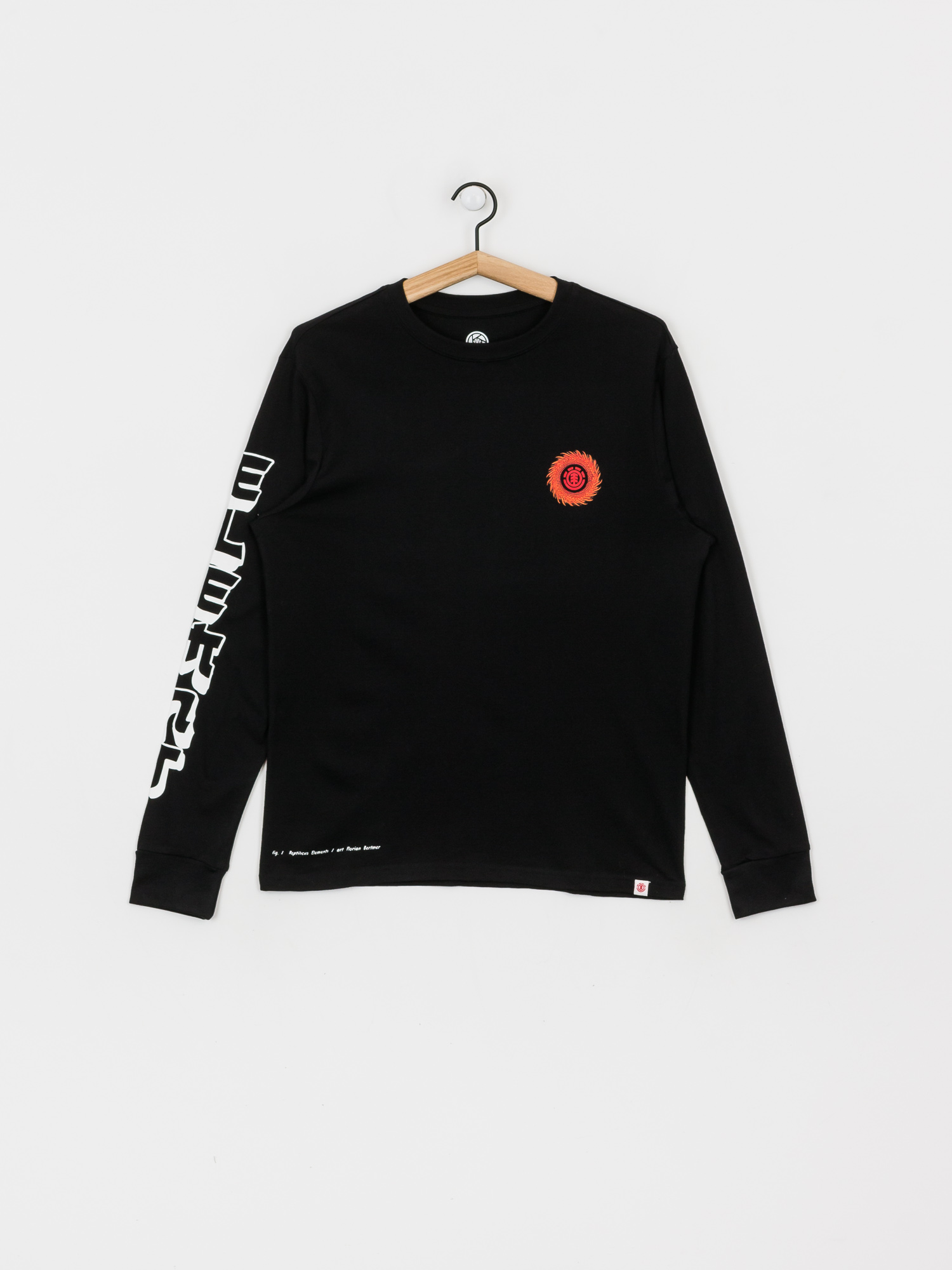 Longsleeve Element Florian (flint black)