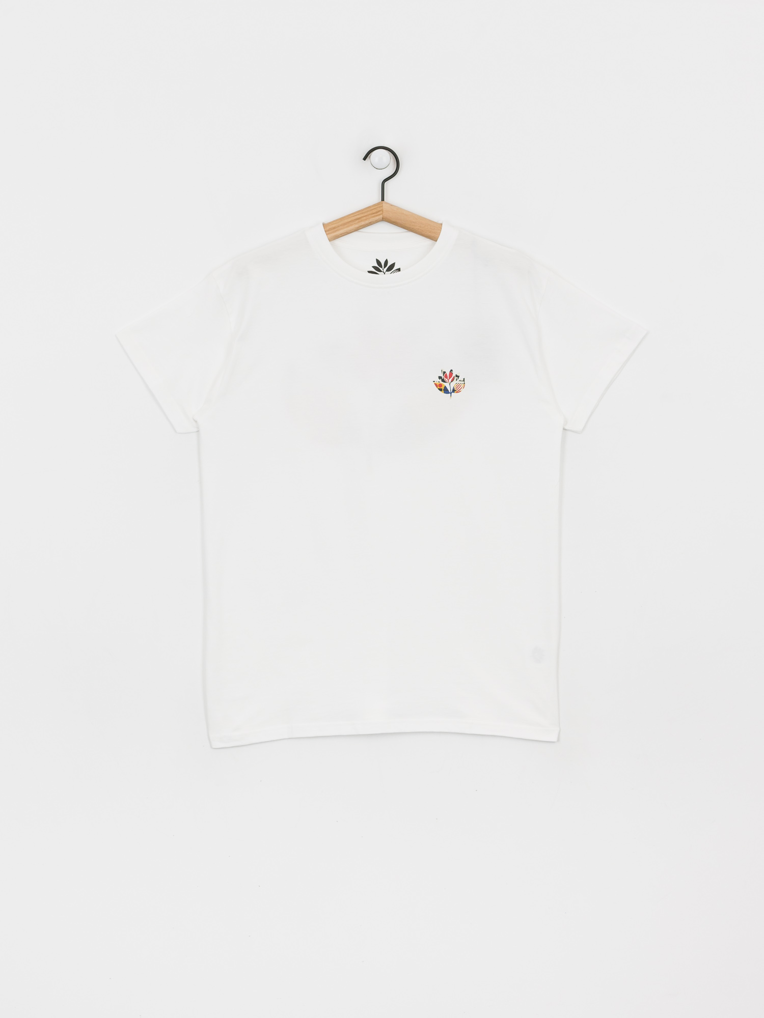 T-shirt Magenta Shapes Plant (white)