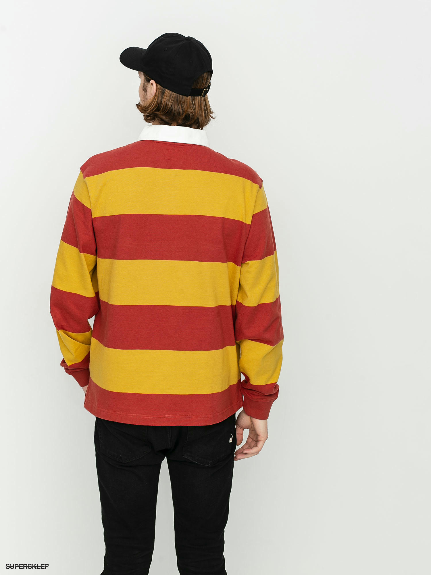 Polo Stussy Classic Stripe Rugby (mustard)