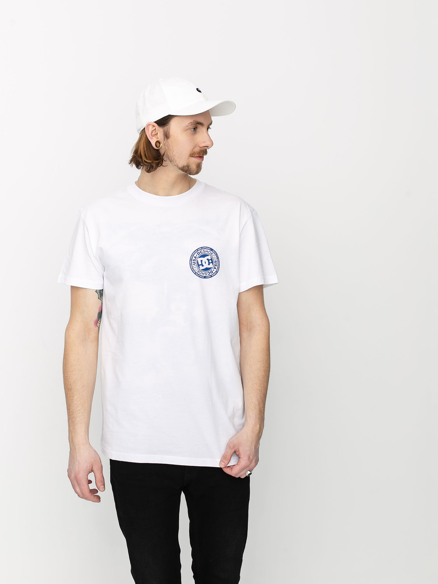 T-shirt DC Circle Star Fb 3 (snow white/nautical blue)