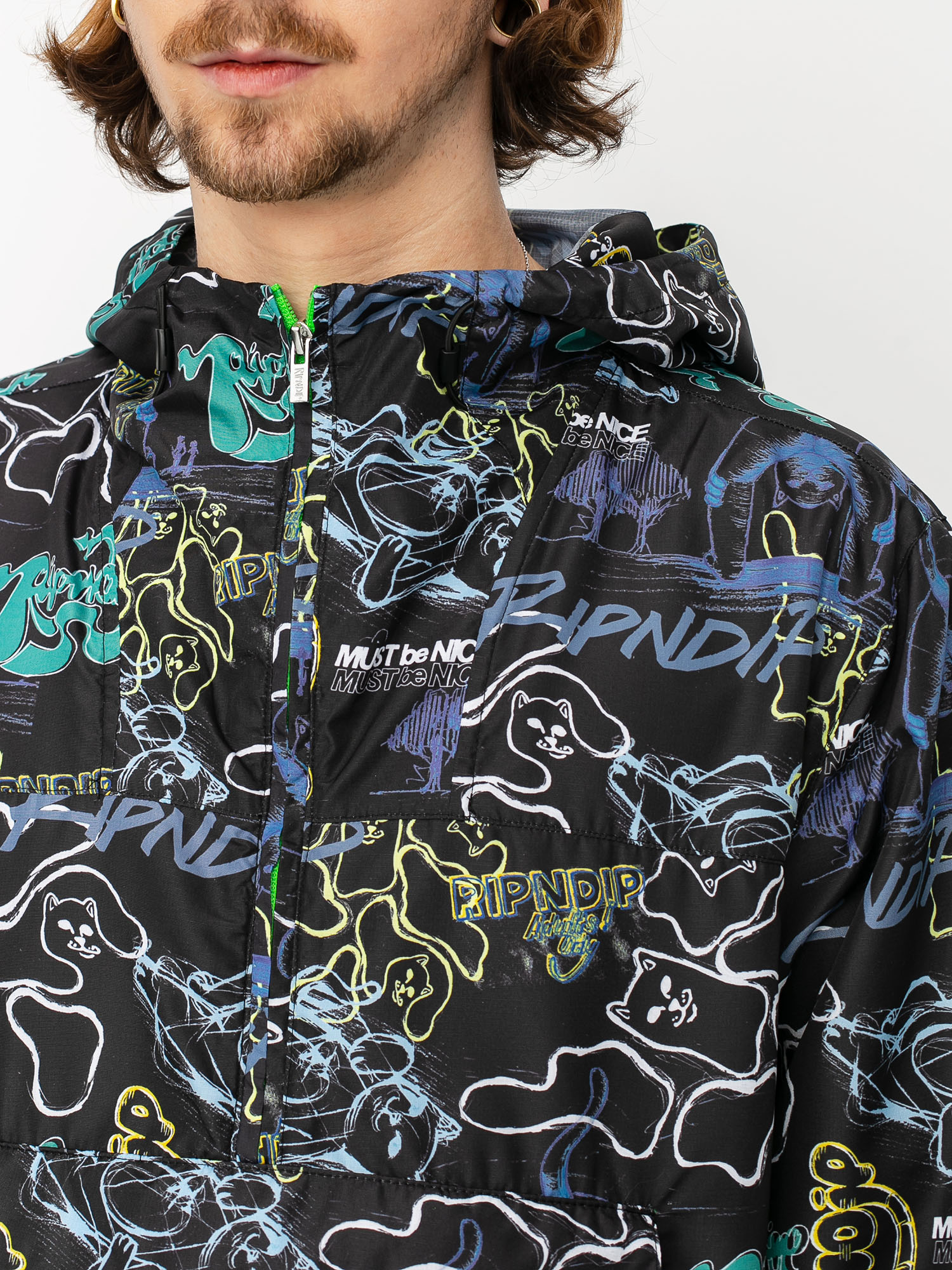 Kurtka RipNDip Goalasso Fanorak (black)