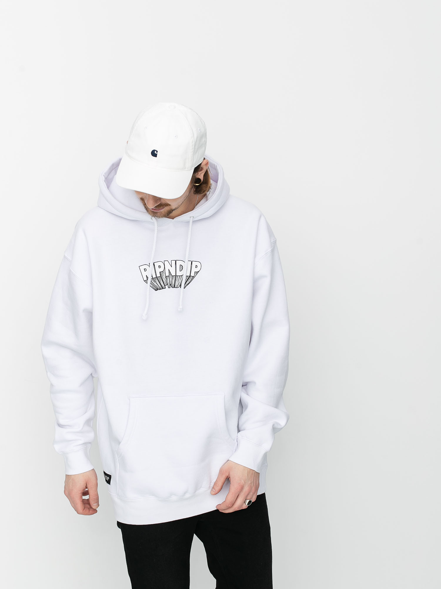 Bluza z kapturem RipNDip Mind Blown HD (white)