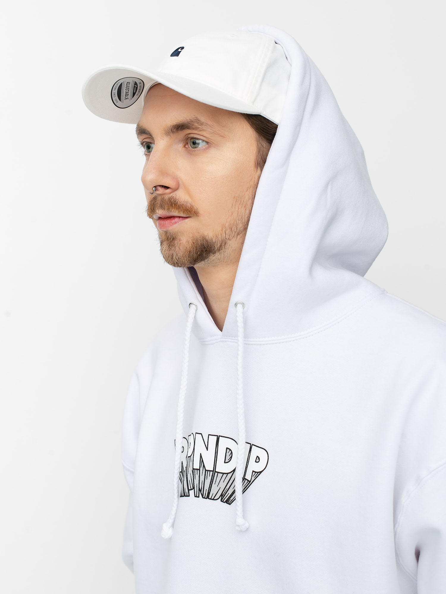 Bluza z kapturem RipNDip Mind Blown HD (white)