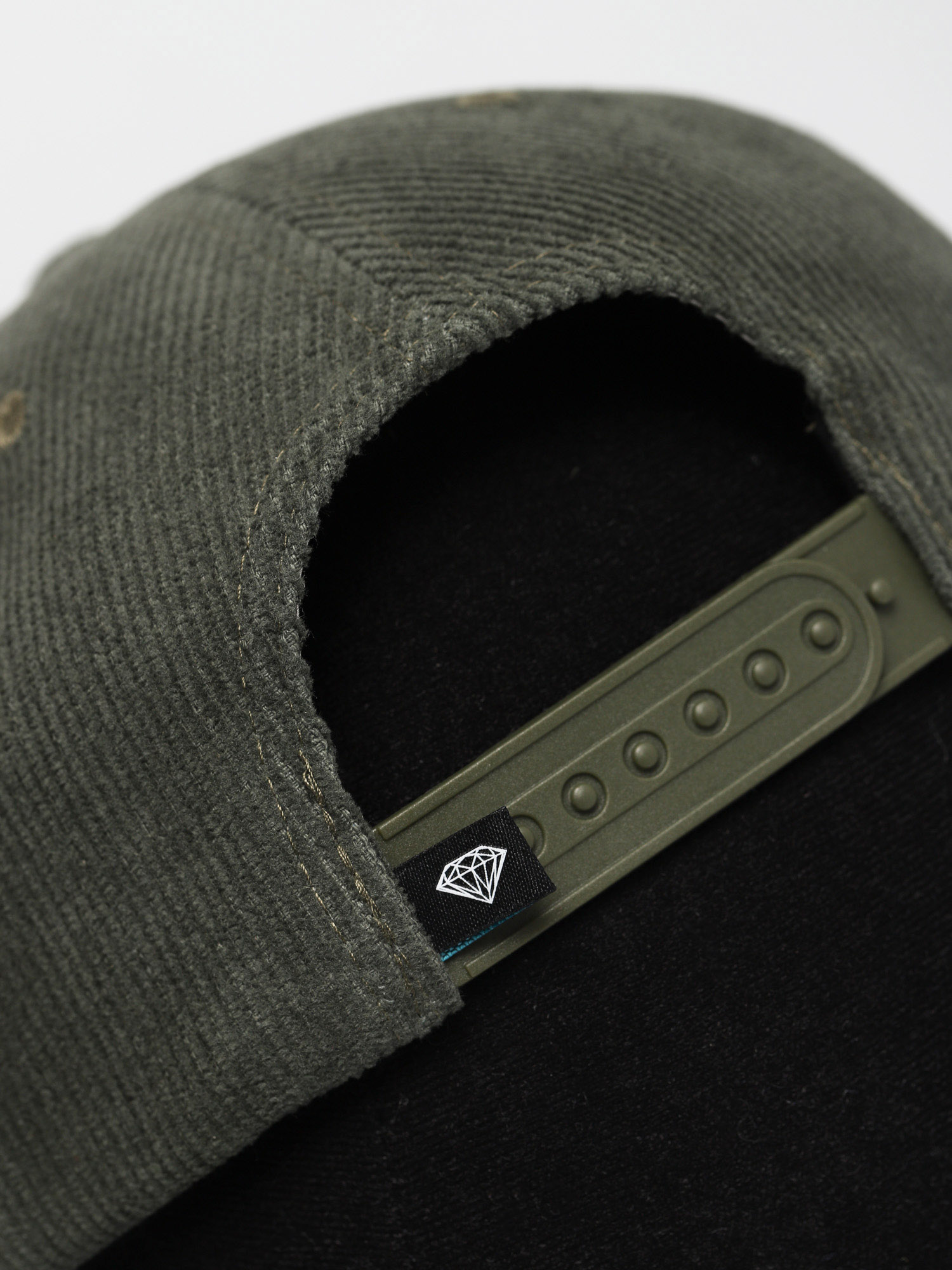 Czapka z daszkiem Diamond Supply Co. Leeway Unstructured Snapback ZD (army)