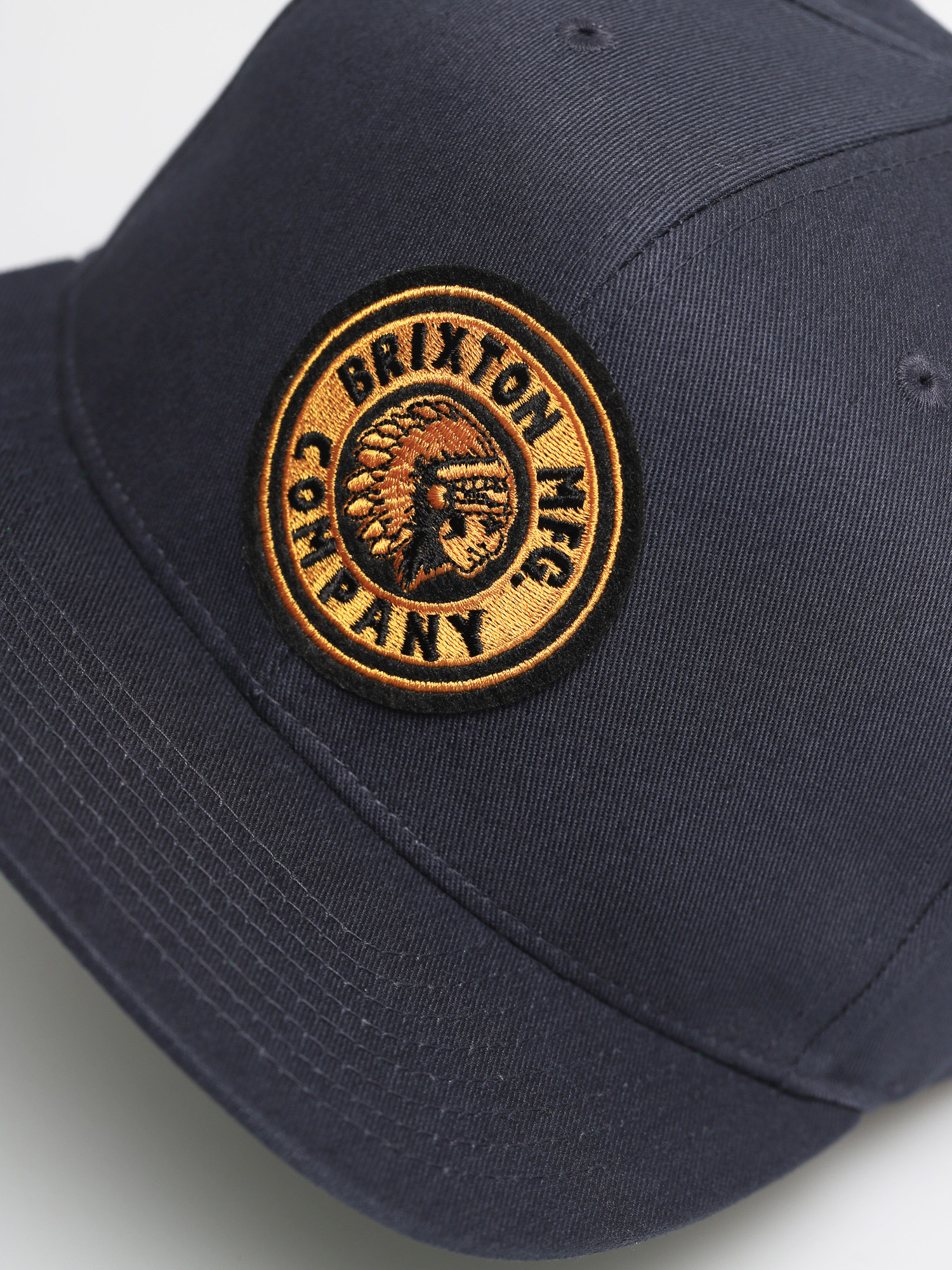 Czapka z daszkiem Brixton Rival ZD (navy/gold)