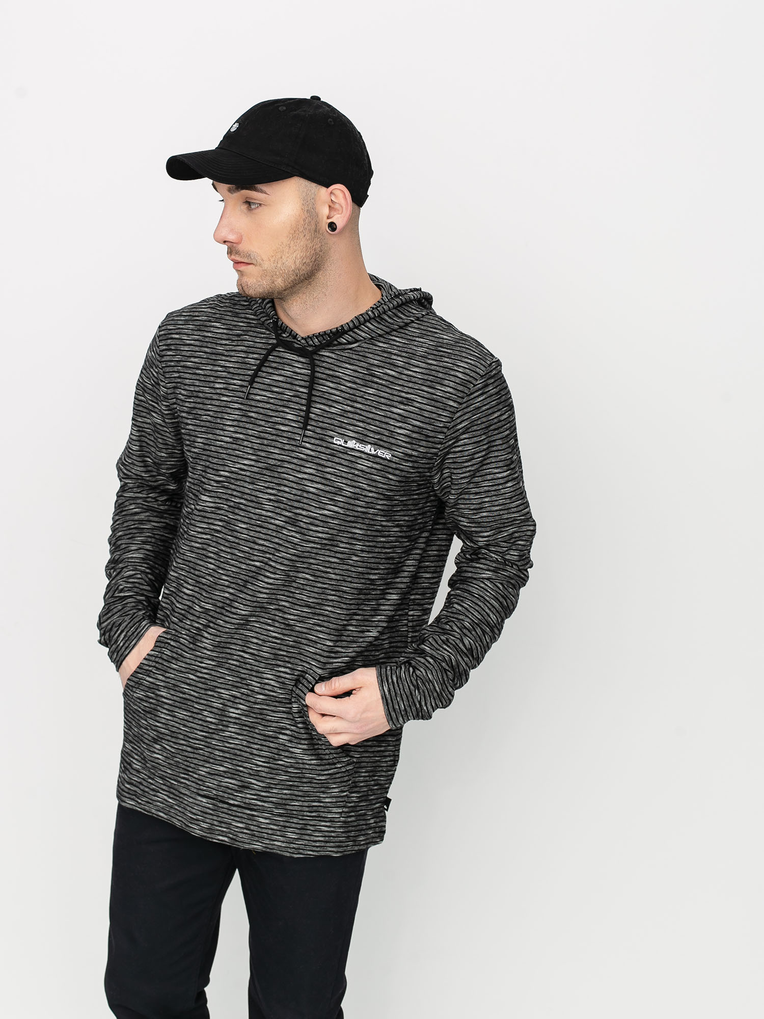 Bluza z kapturem Quiksilver Kentin HD (black kentin)