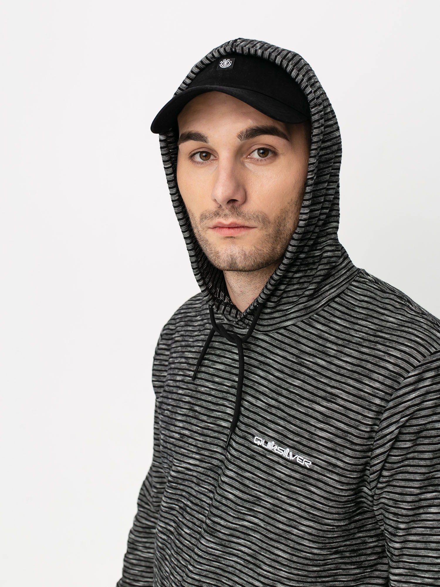 Bluza z kapturem Quiksilver Kentin HD (black kentin)