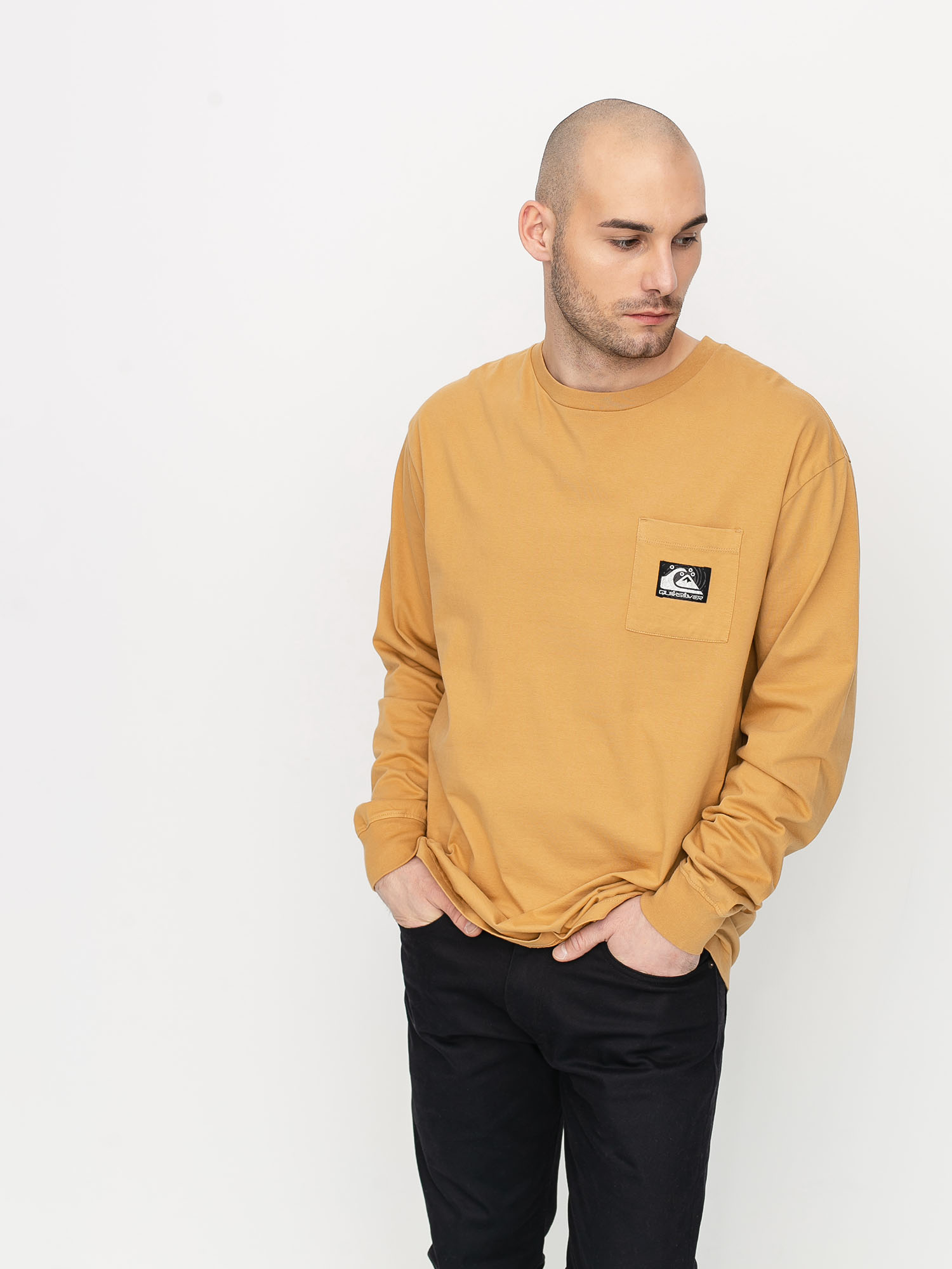 Longsleeve Quiksilver Og Label (iced coffee)