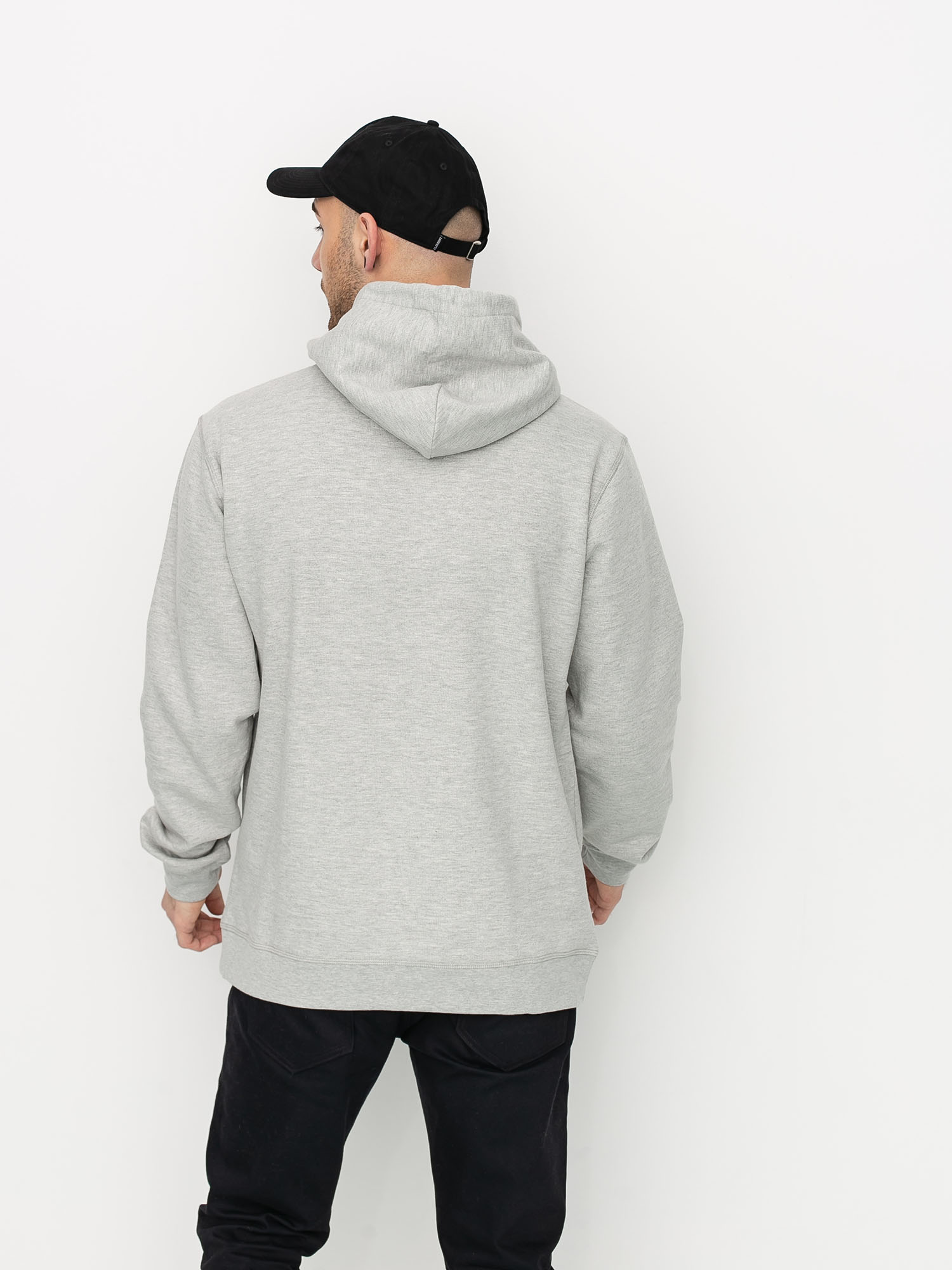 Bluza z kapturem Quiksilver Rio Emboss HD (light grey heather)