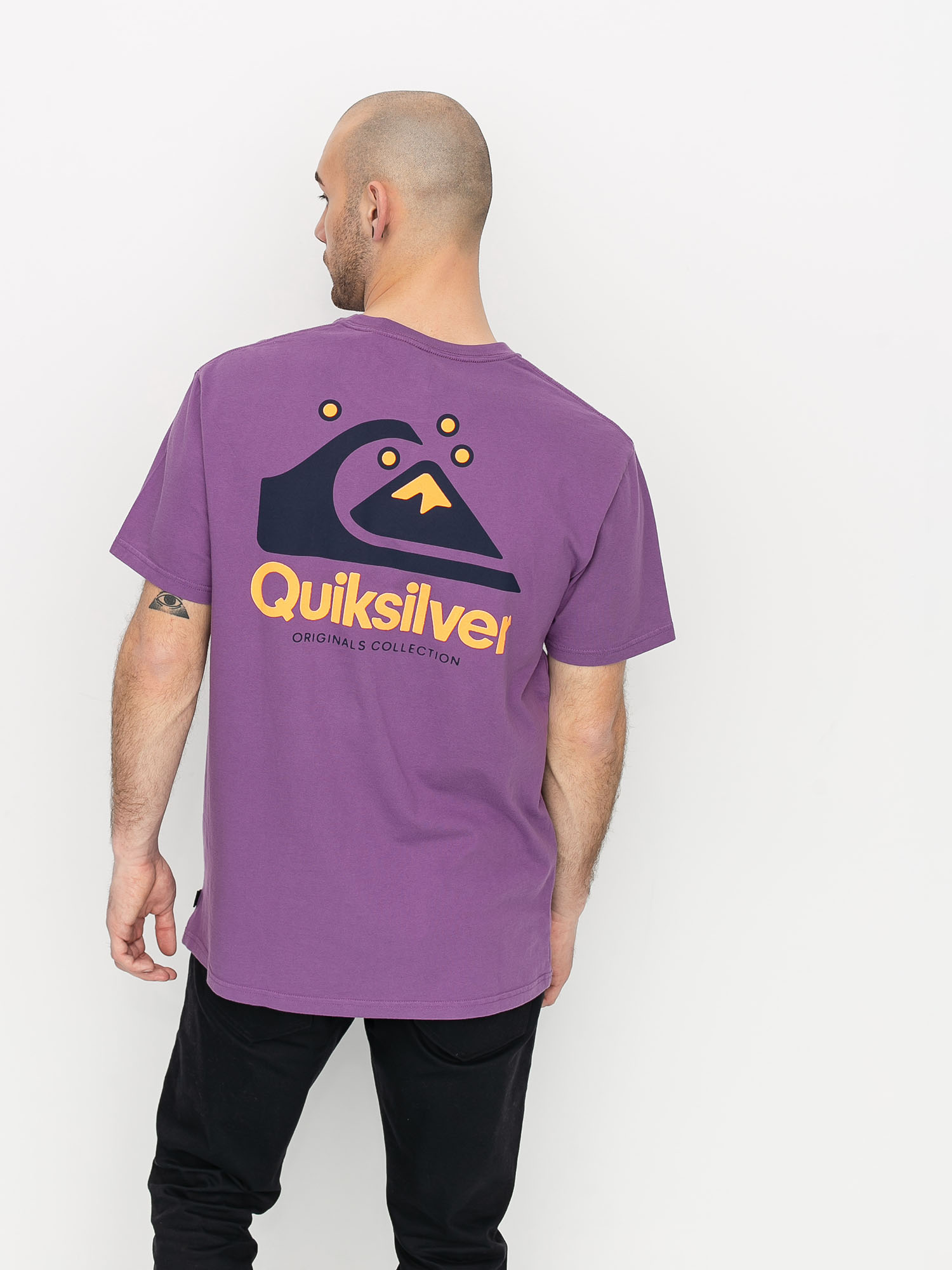 T-shirt Quiksilver Og Quik Original (crushed grape)