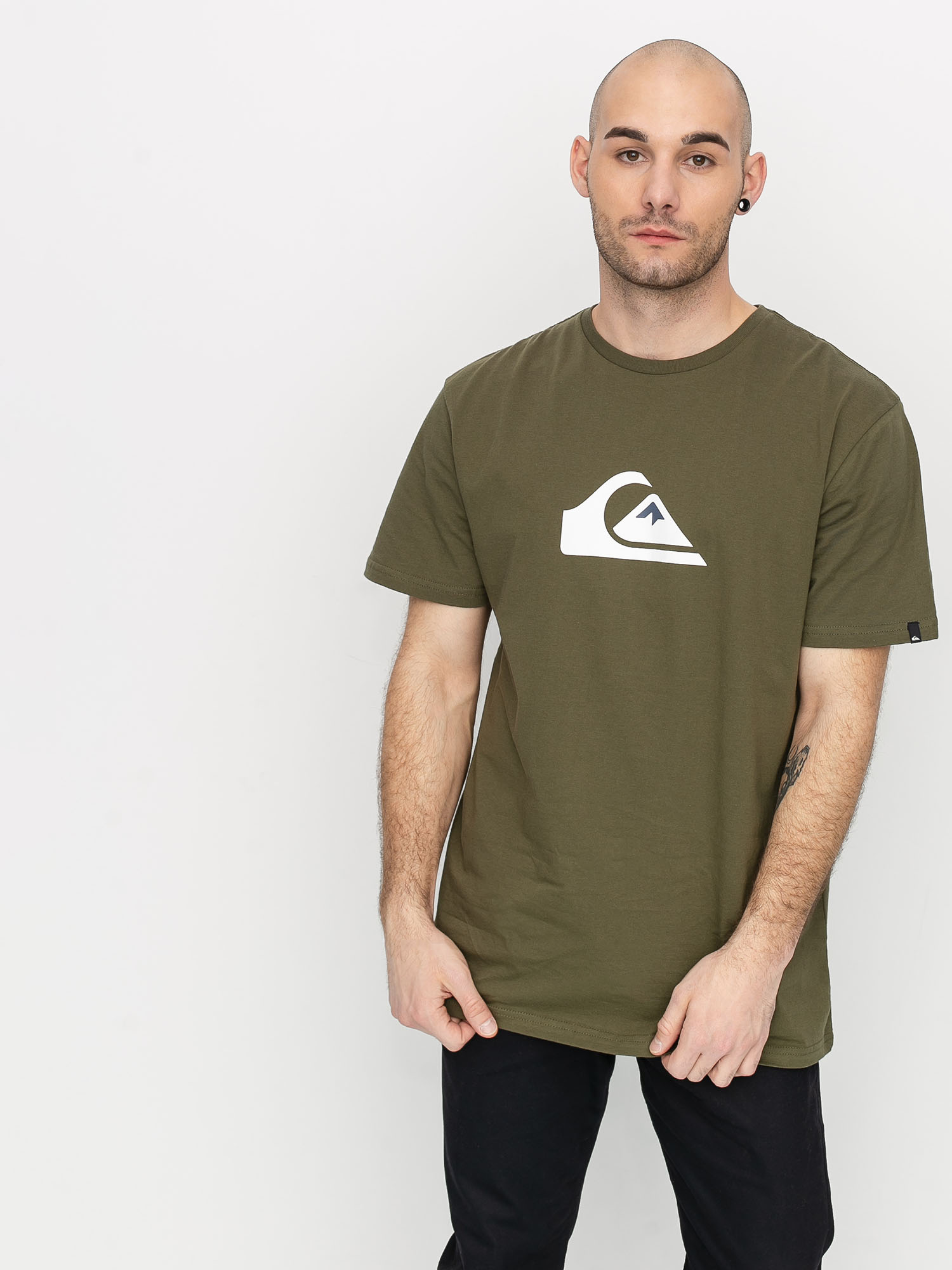 T-shirt Quiksilver Comp Logo (kalamata)