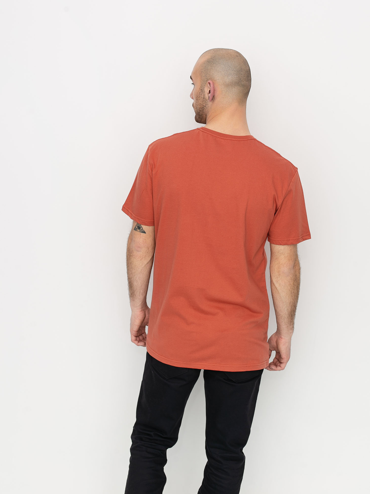 T-shirt Quiksilver Comp Logo (redwood)