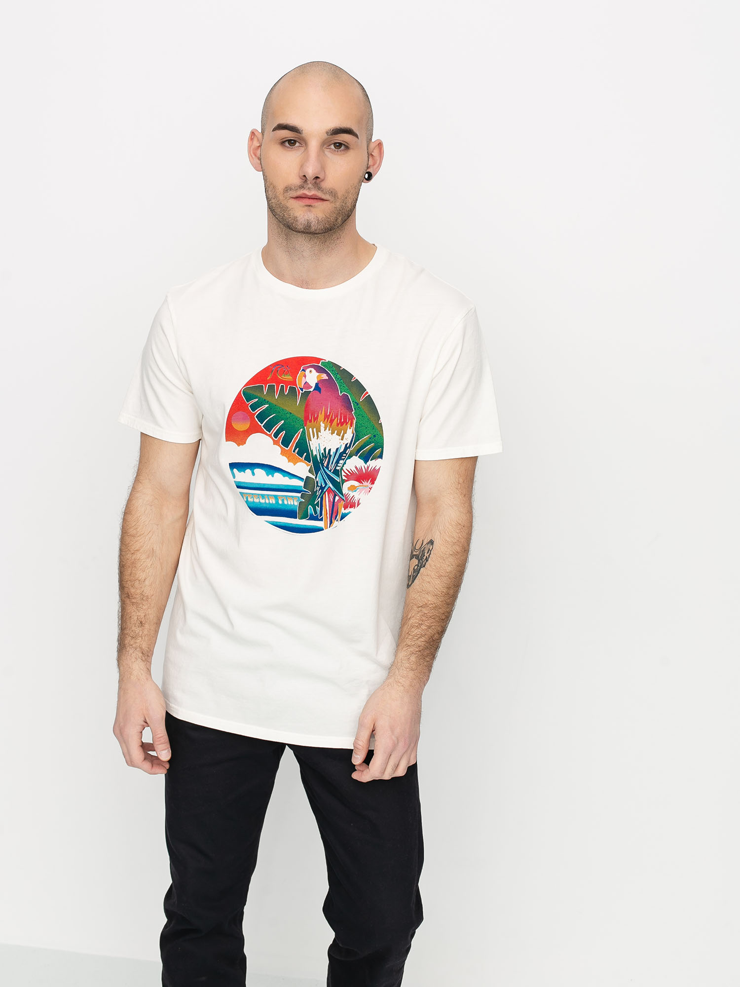 T-shirt Quiksilver Above The Sun (snow white)