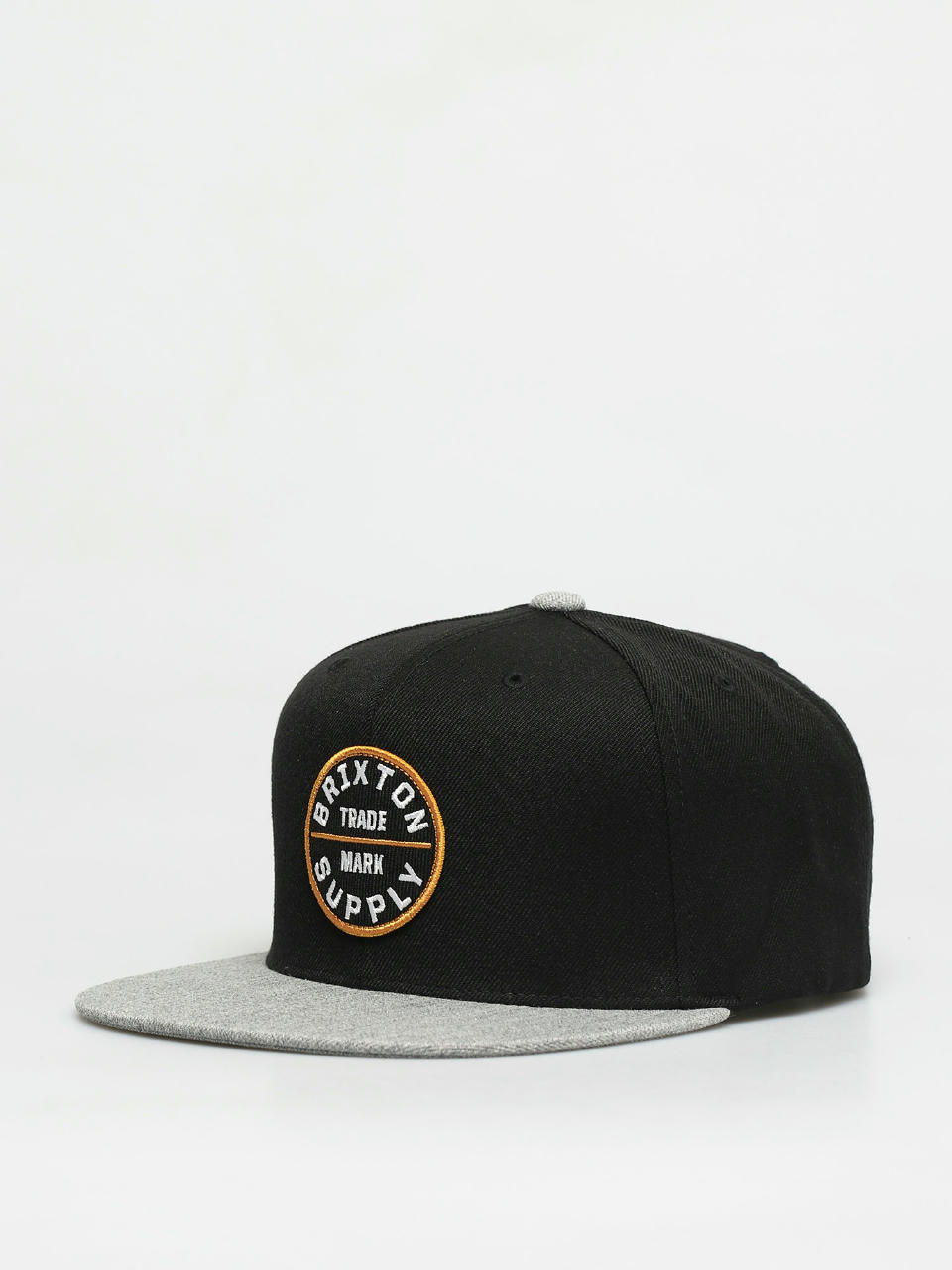 Czapka z daszkiem Brixton Oath III ZD (black/heather grey)