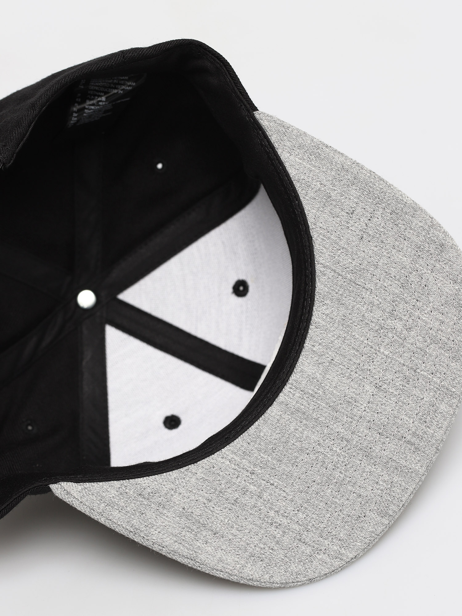 Czapka z daszkiem Brixton Oath III ZD (black/heather grey)