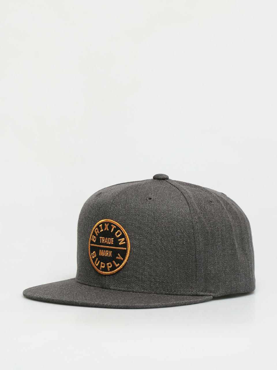 Czapka z daszkiem Brixton Oath III ZD (heather charcoal)