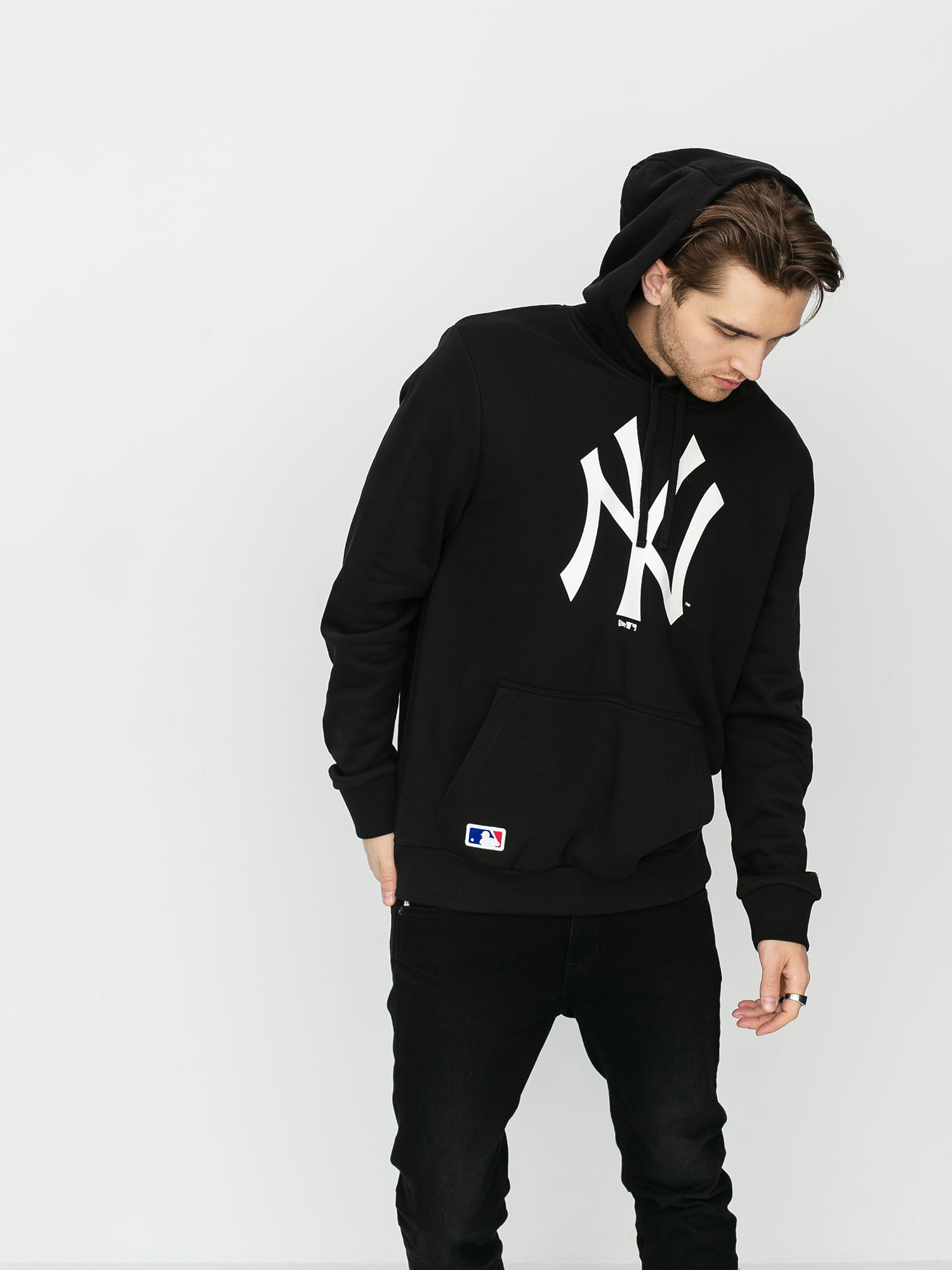 Bluza z kapturem New Era Mlb New York Yankees HD (blk)