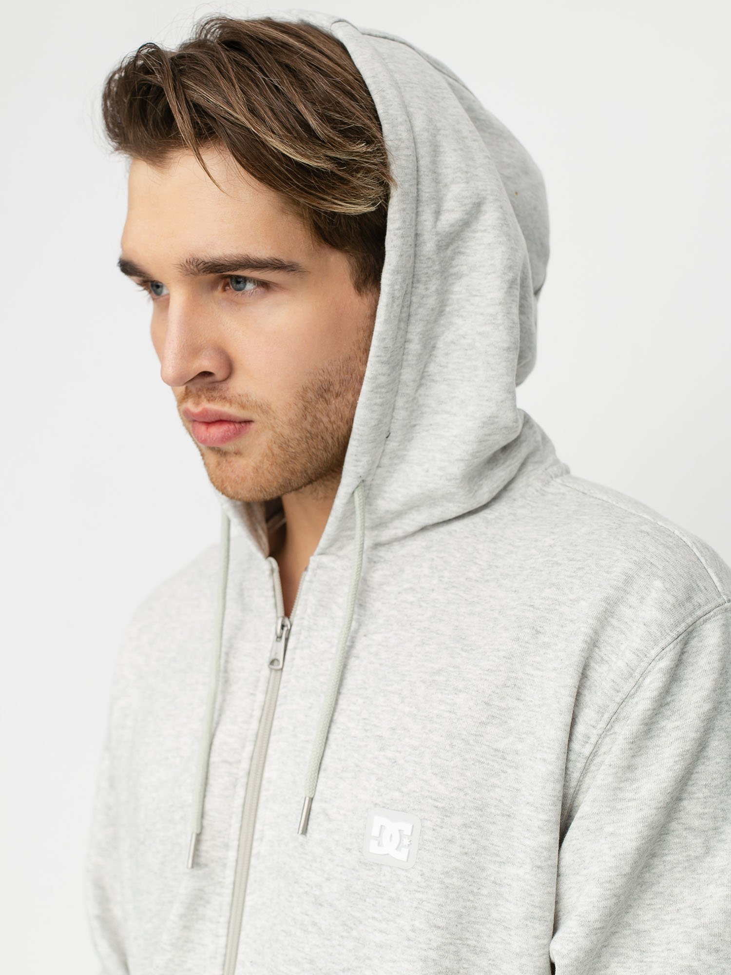 Bluza z kapturem DC Rebel Sl ZHD (light grey heather)