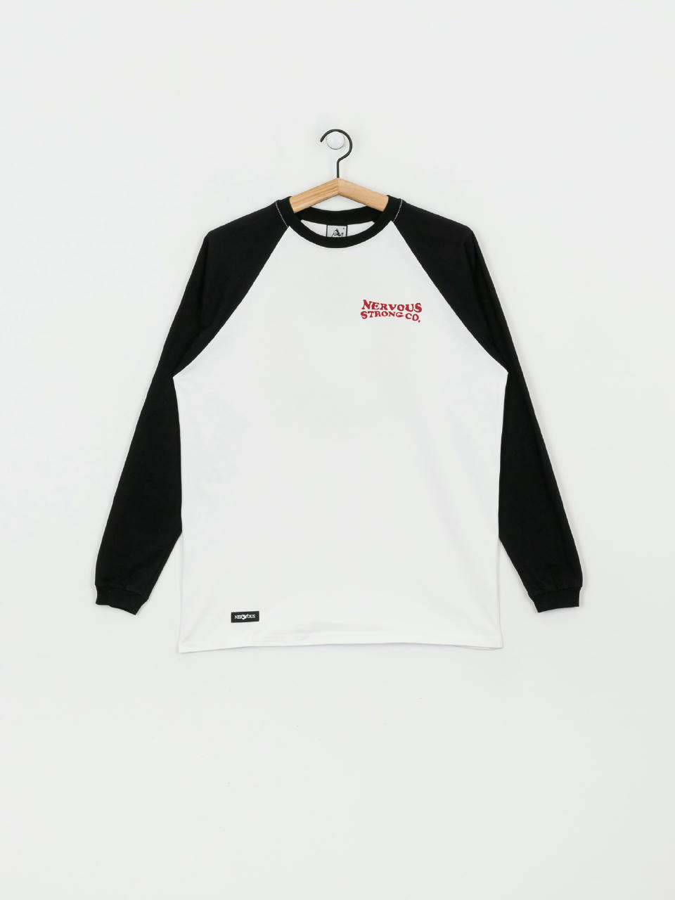 Longsleeve Nervous Sunset (white/black)