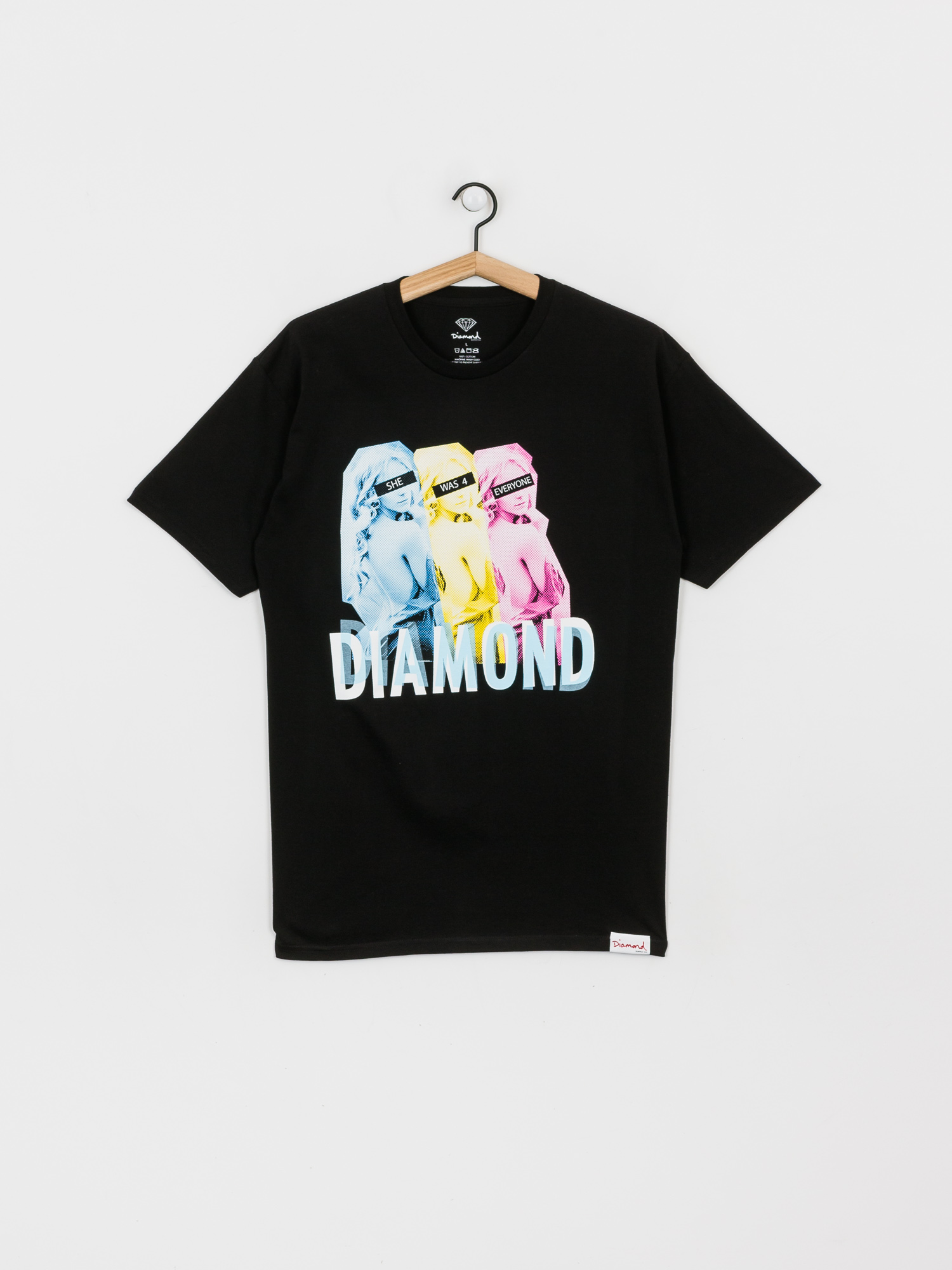 T-shirt Diamond Supply Co. Four Everyone (black)