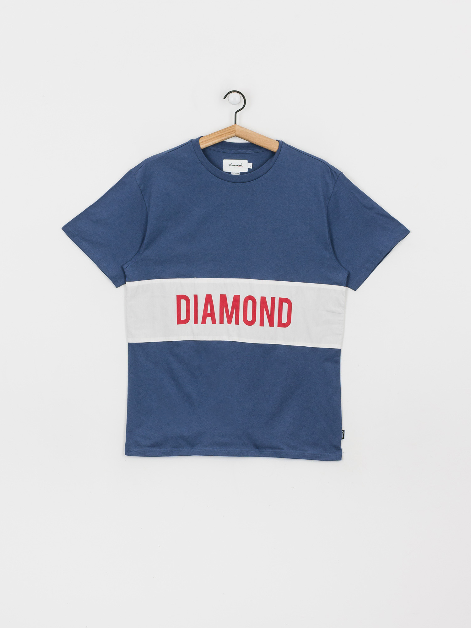 T-shirt Diamond Supply Co. Lafayette Paneled Knit (navy)