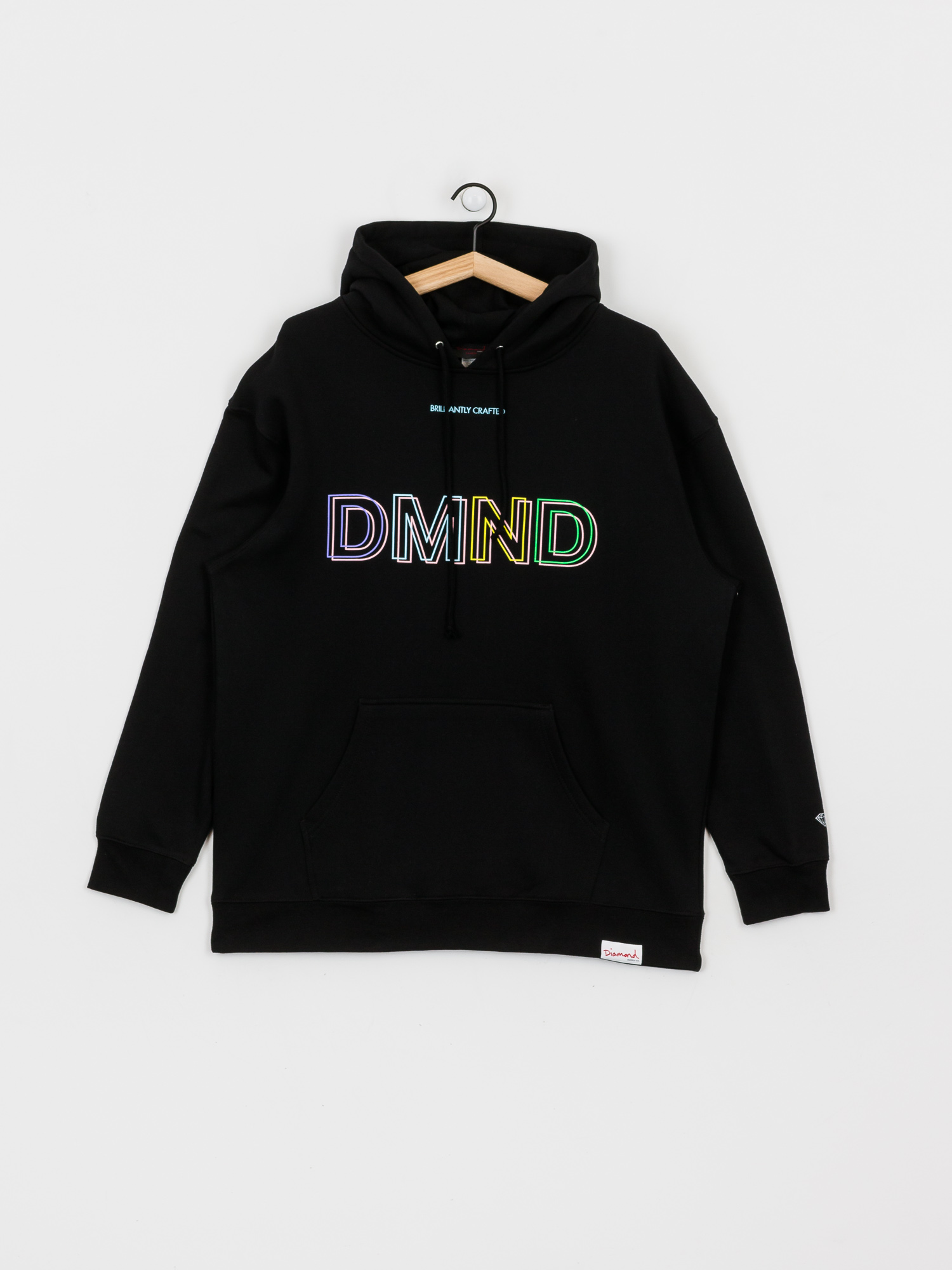 Bluza z kapturem Diamond Supply Co. 3 Dmnd HD (black)