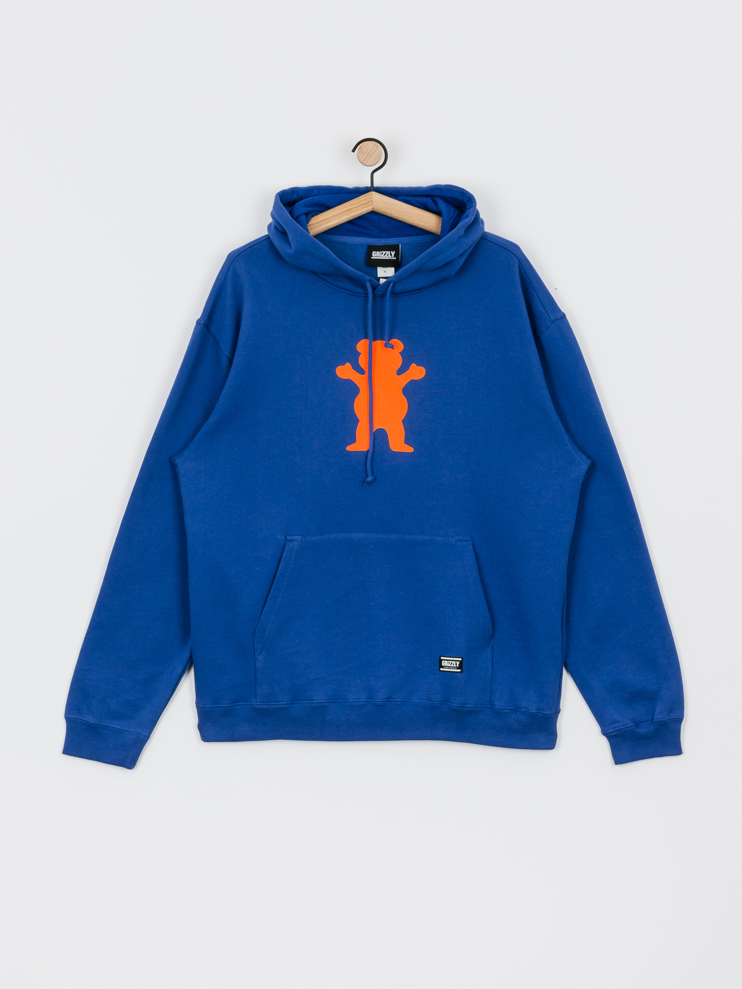 Bluza z kapturem Grizzly Griptape Og Bear HD (royal)