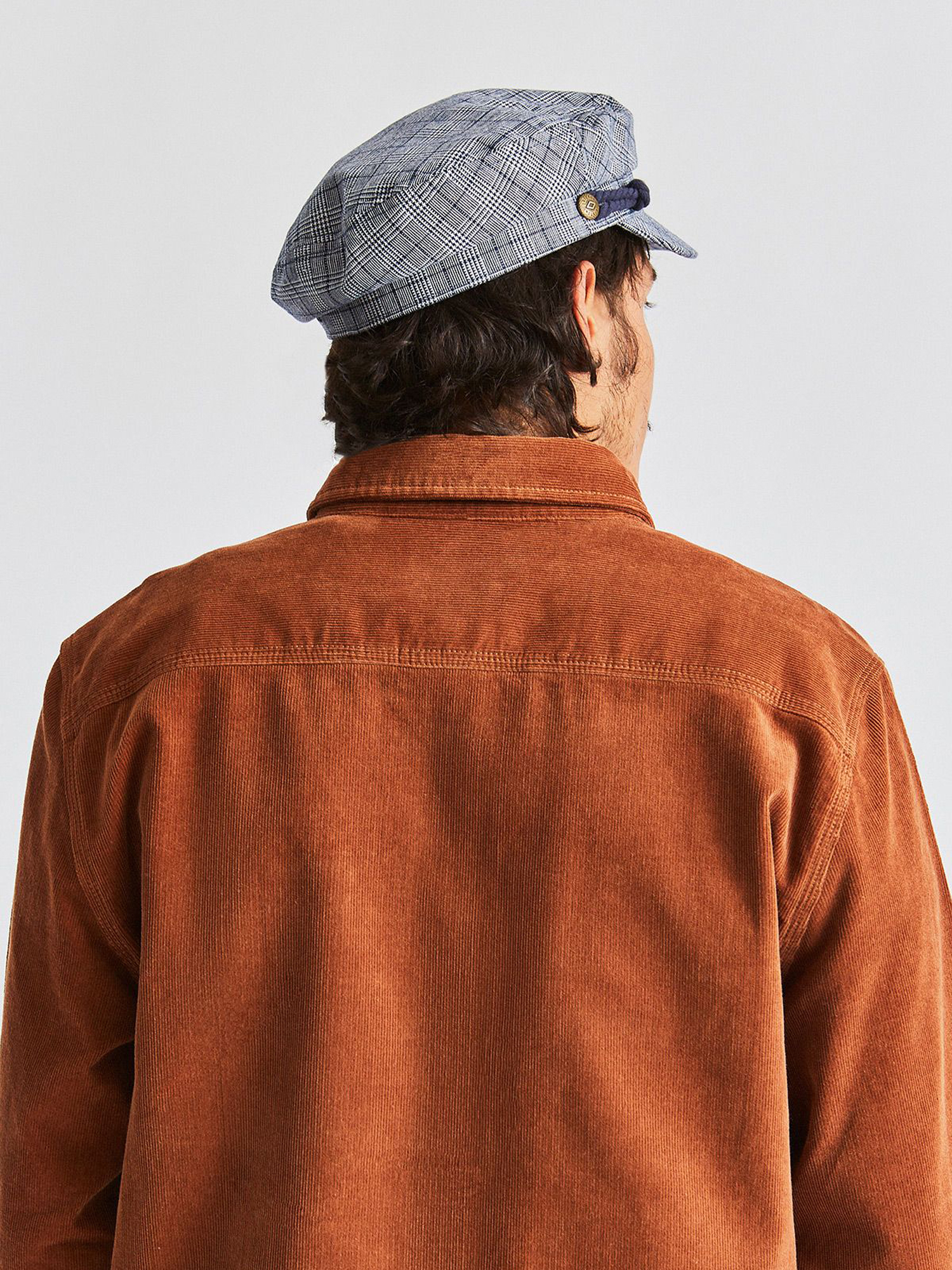 Kaszkiet Brixton Fiddler ZD (washed navy/white)